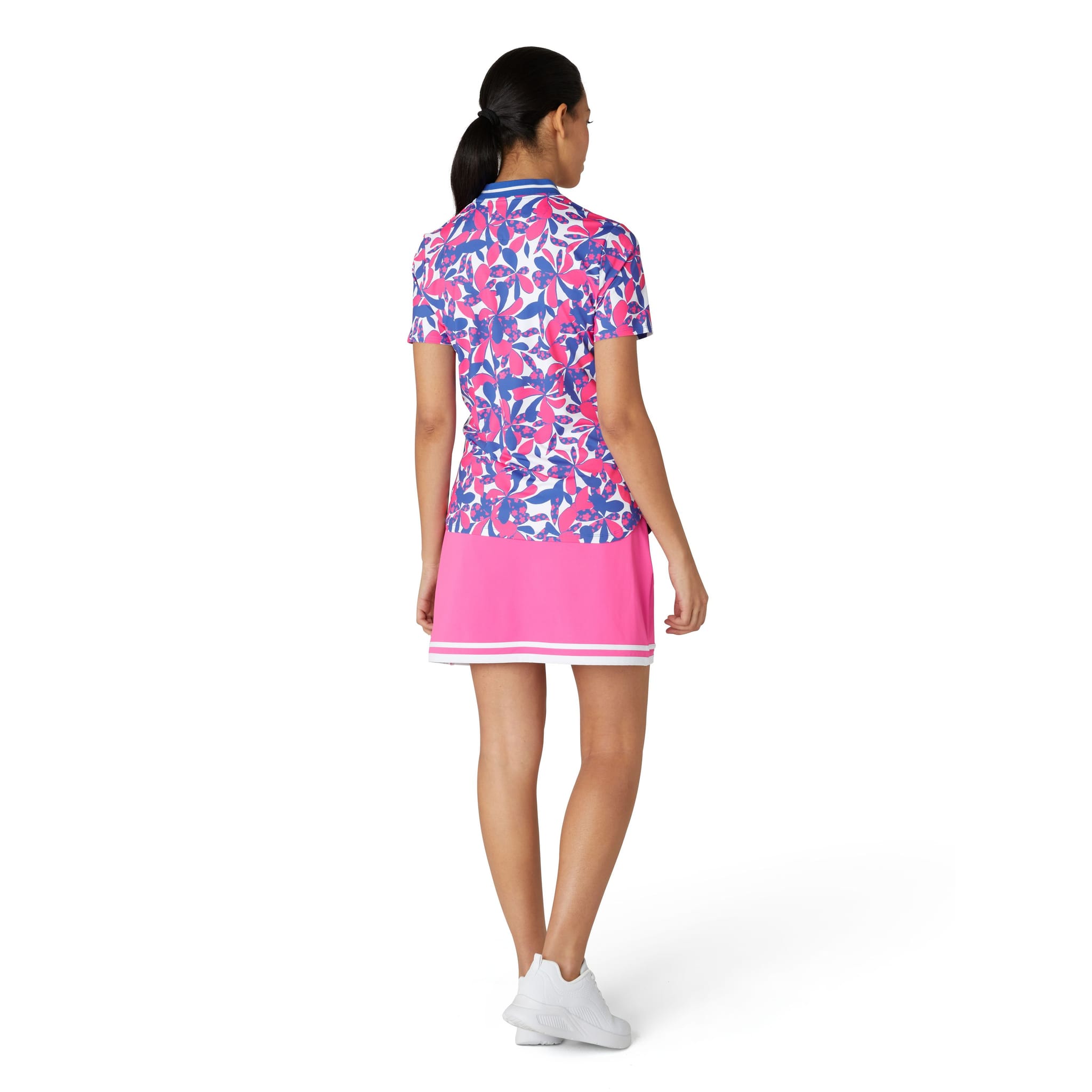 Chemise à col montant à imprimé floral Penguin Original pour femme