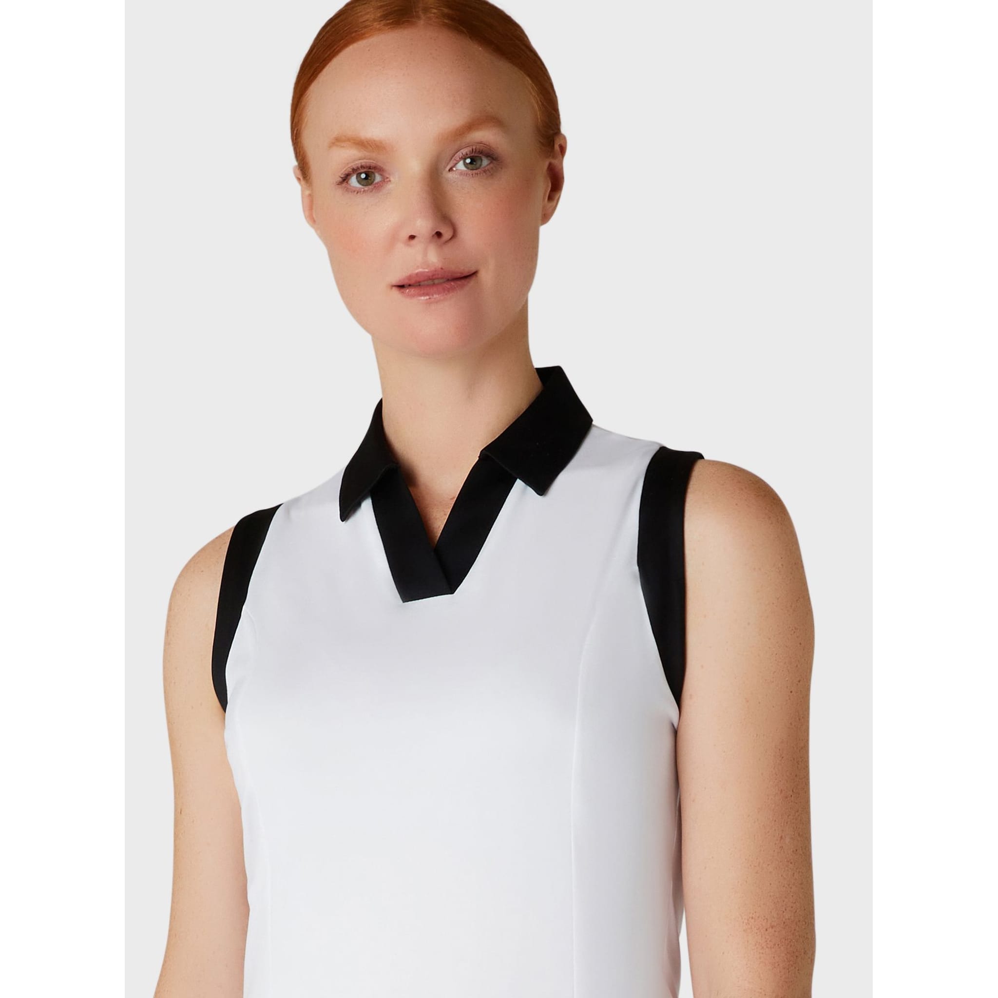 Callaway Sleeveless Colorblock Polo Damen