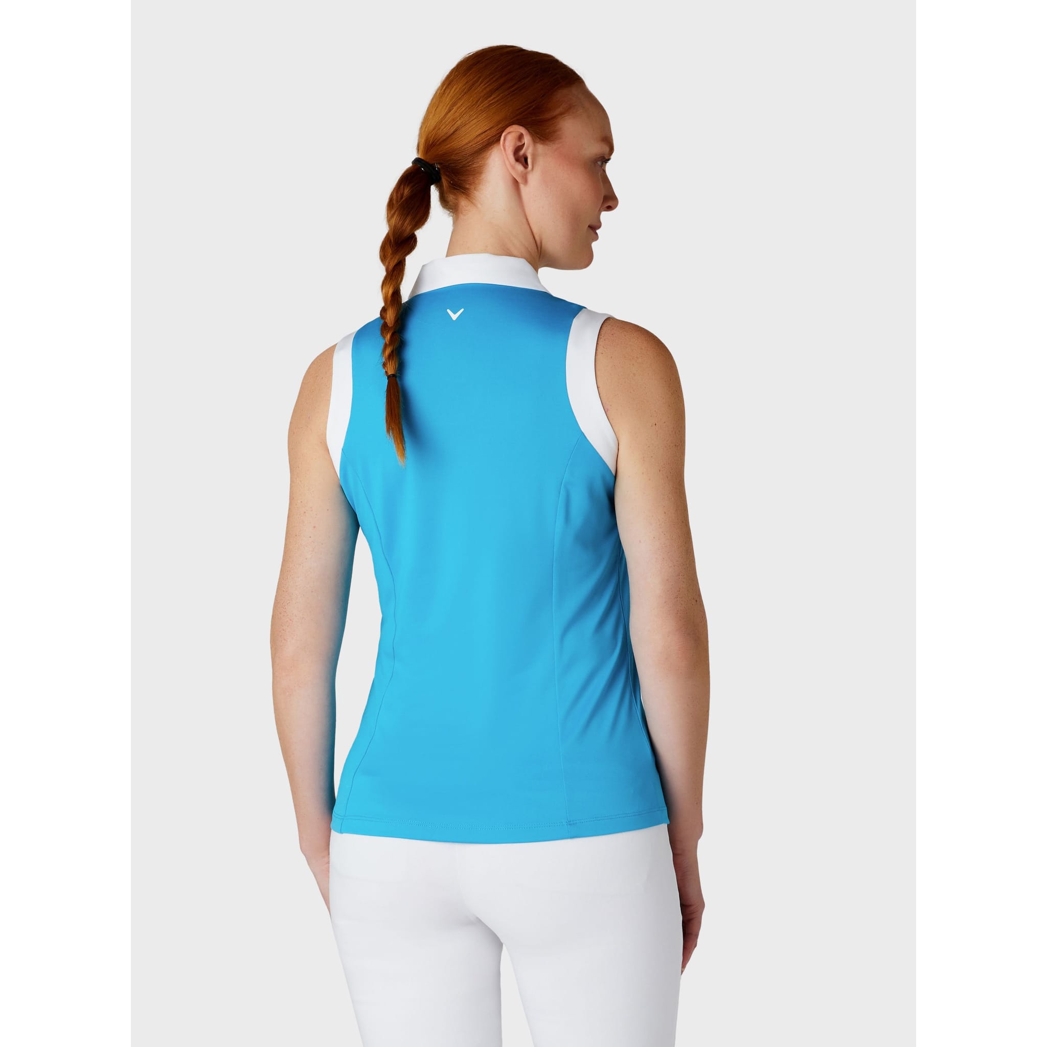 Polo colorblock sans manches Callaway pour femme