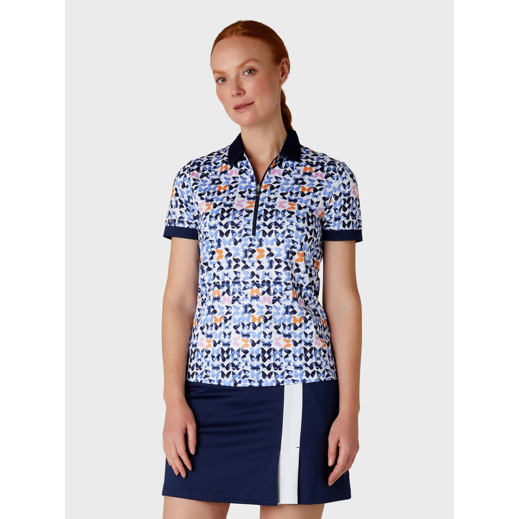 Polo à manches courtes Callaway Metamorphosis pour femme