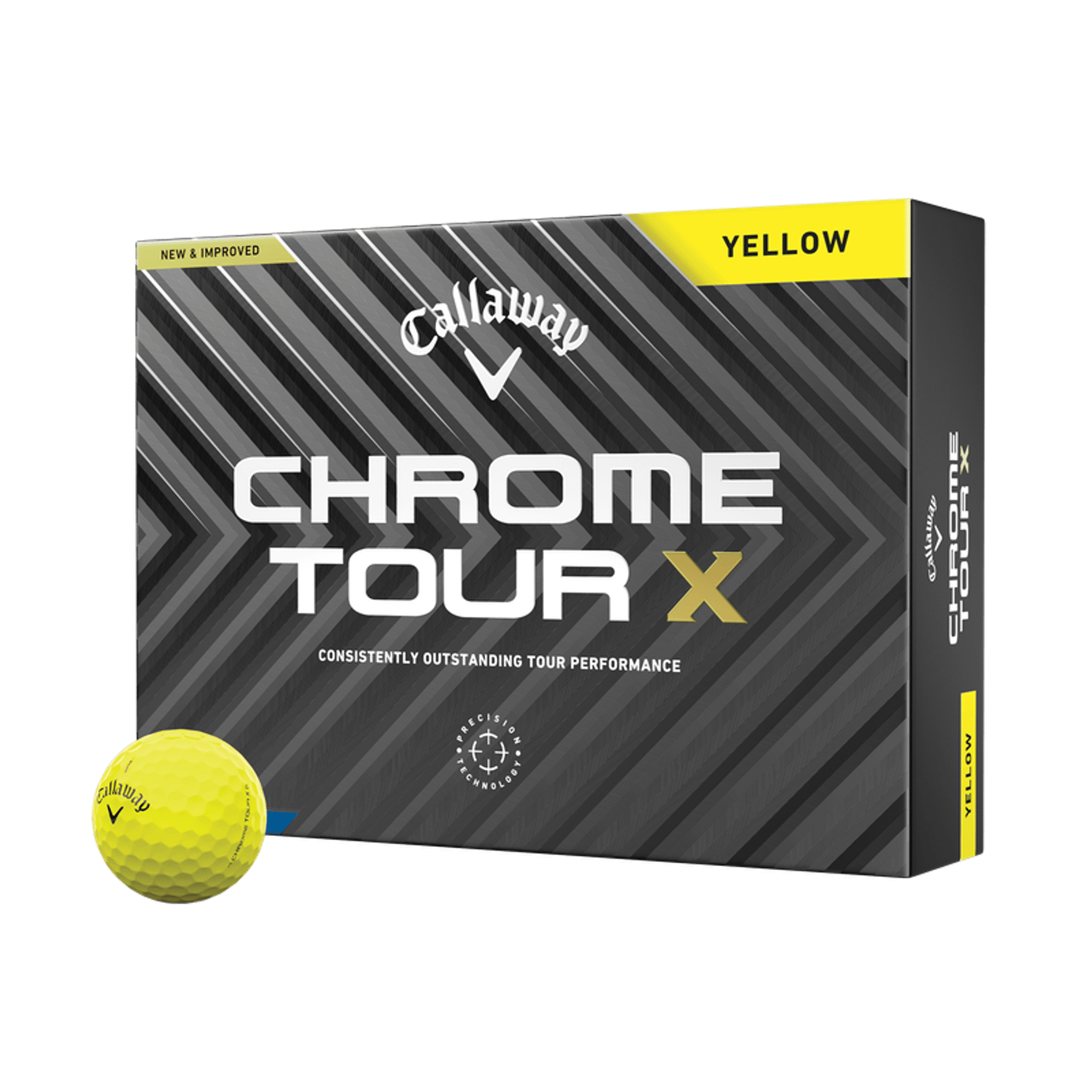 Callaway Chrome Tour X [Paquet de 12] Balles de golf (2024)