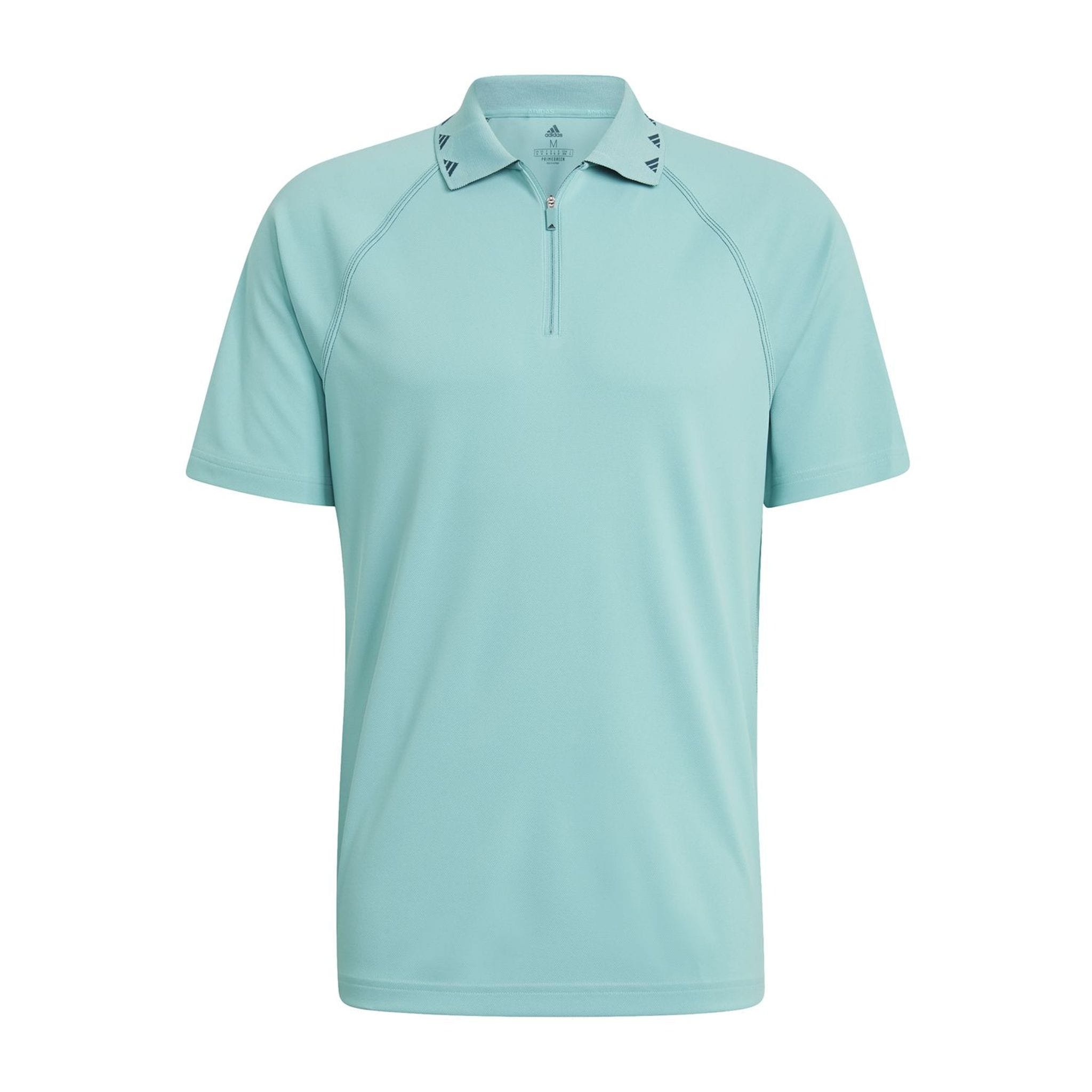 Polo piqué zippé Adidas Equipment SS Menthe Homme