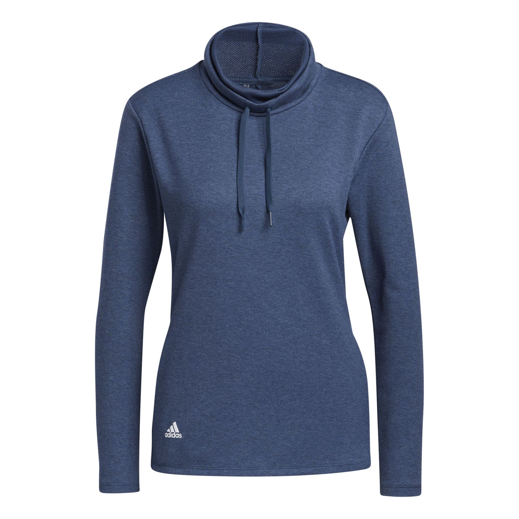 Adidas High Mock Golf Pullover Crew Navy Melange Femme Femme