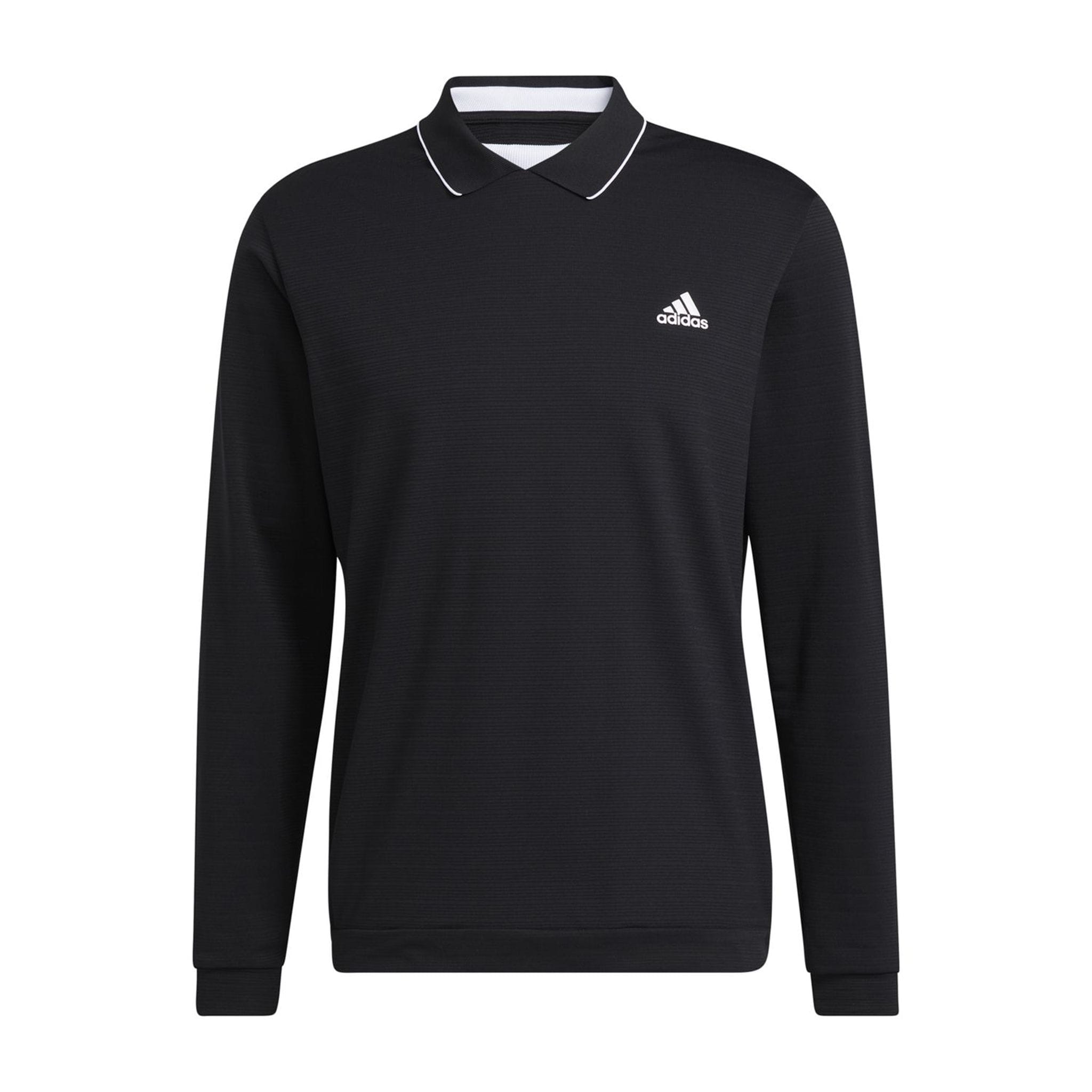 Polo Adidas Thermo à manches longues noir pour homme