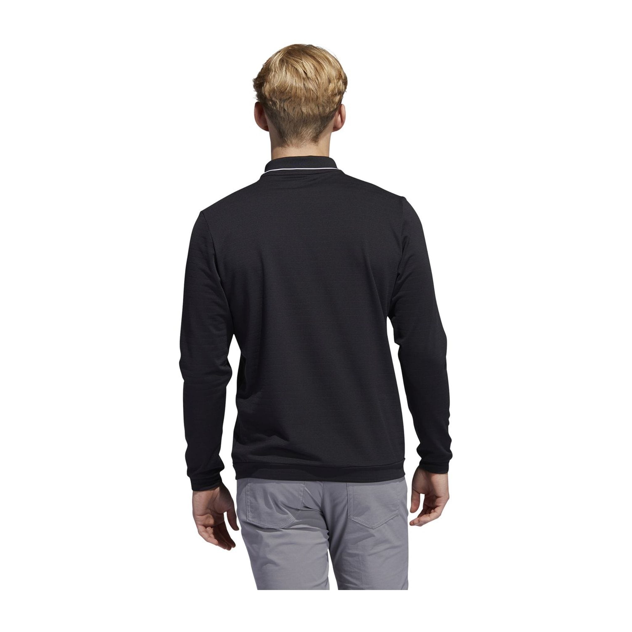 Polo Adidas Thermo à manches longues noir pour homme