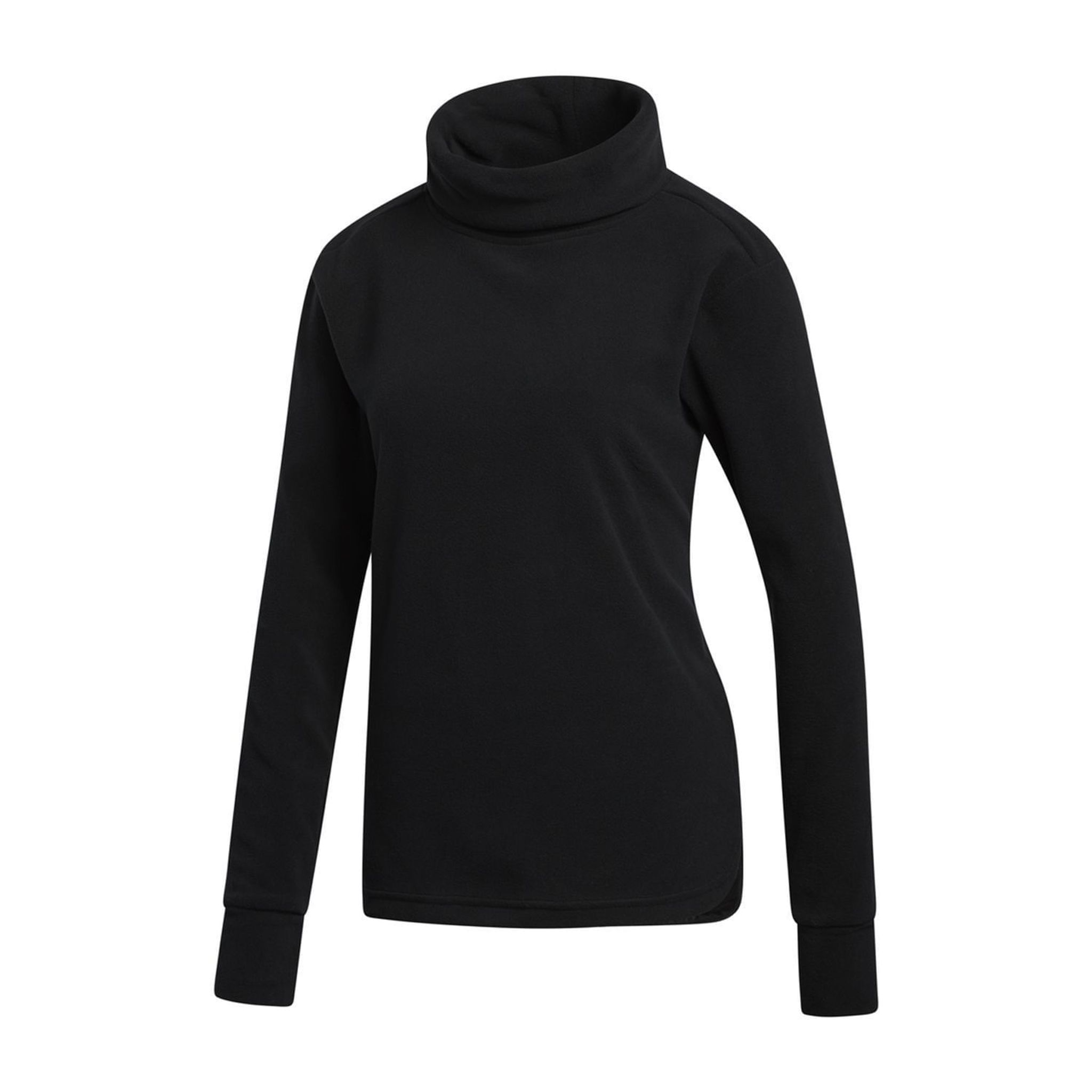 Adidas W Sweater Polar Fleece Mock noir femme