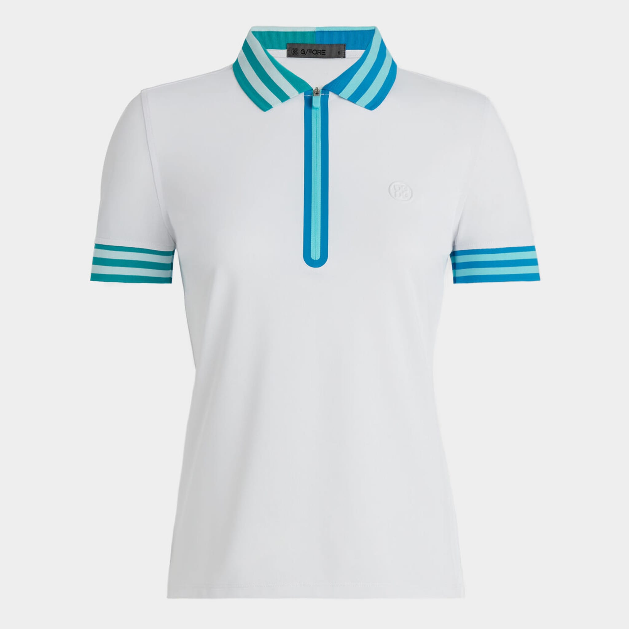 GFORE 1/4 Zip Tech Pique Polo Damen