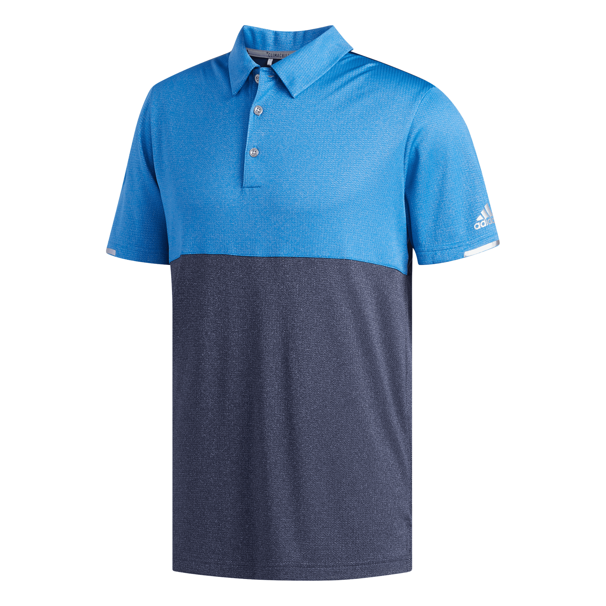 Polo de compétition Adidas Climachill Heather Bleu/Marine Homme