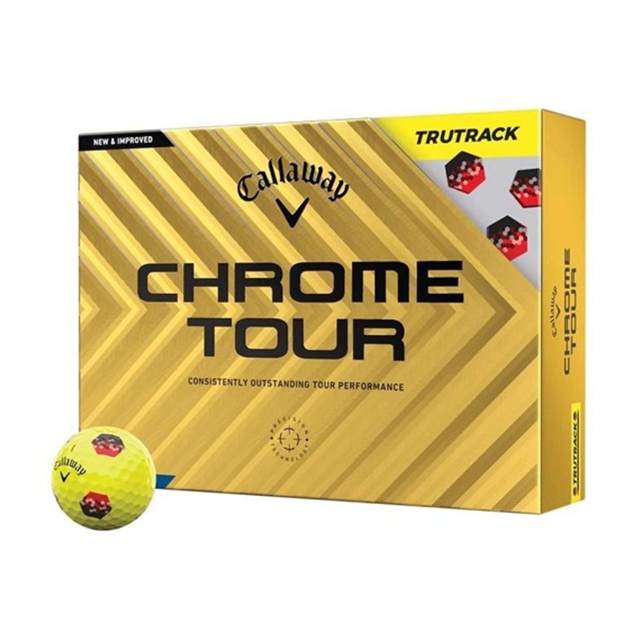 Balles de golf Callaway Chrome Tour TruTrack [12 pièces] (2024)