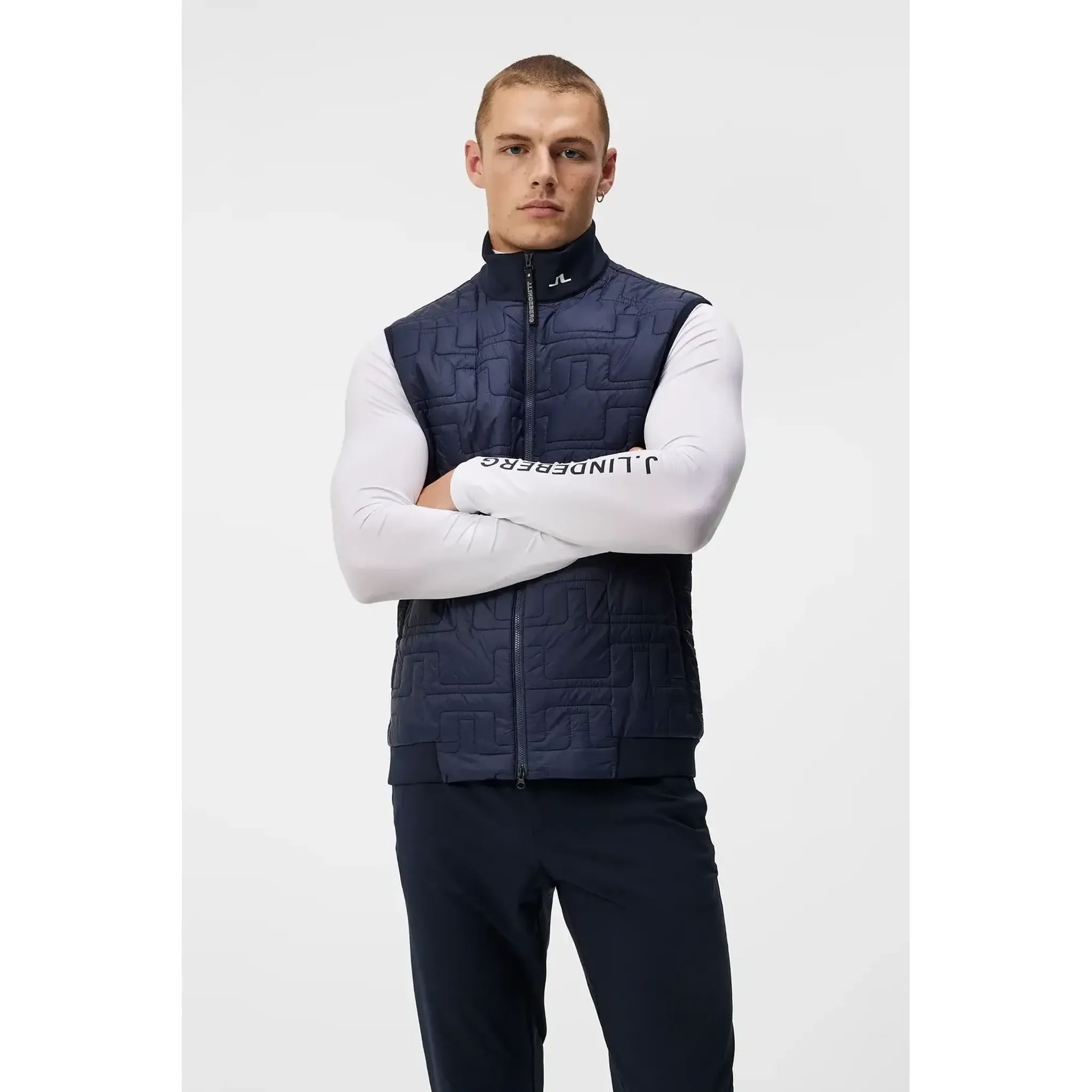 J. Lindeberg Quilt Hybrid Gilet Hommes