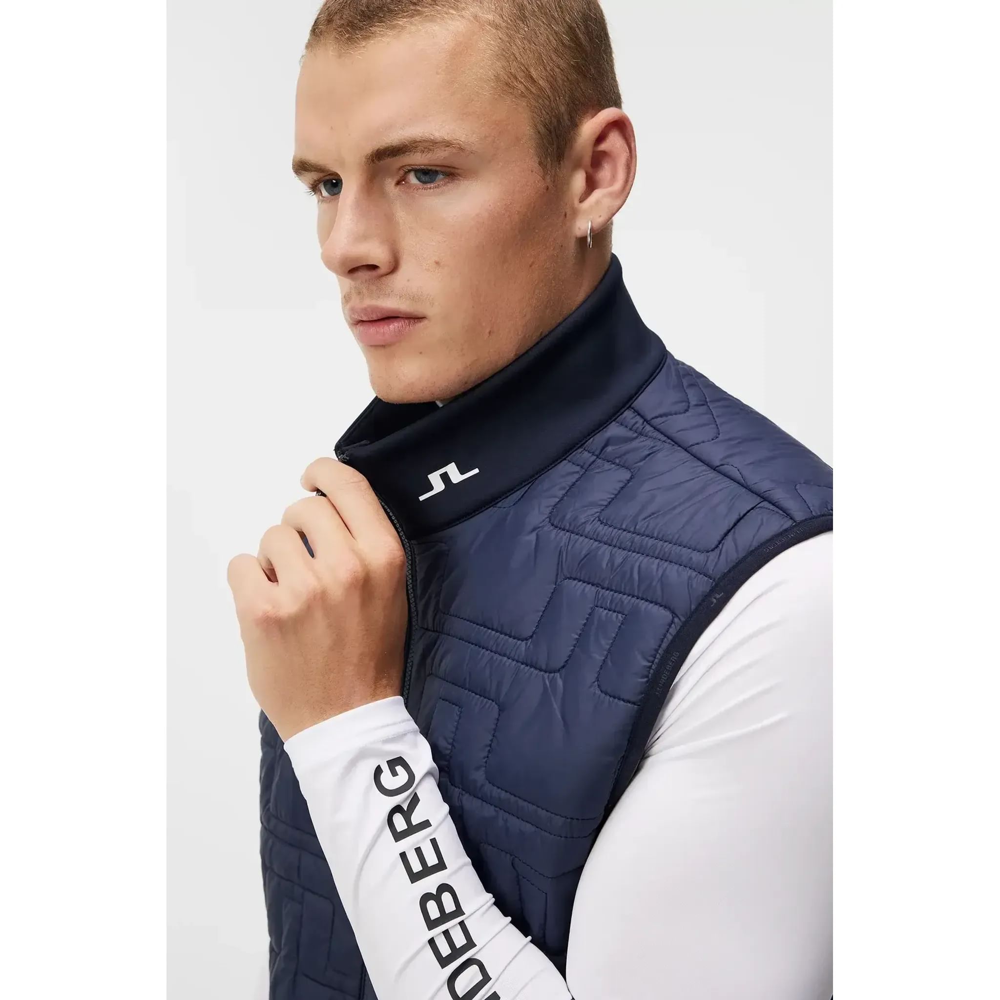 J. Lindeberg Quilt Hybrid Gilet Hommes