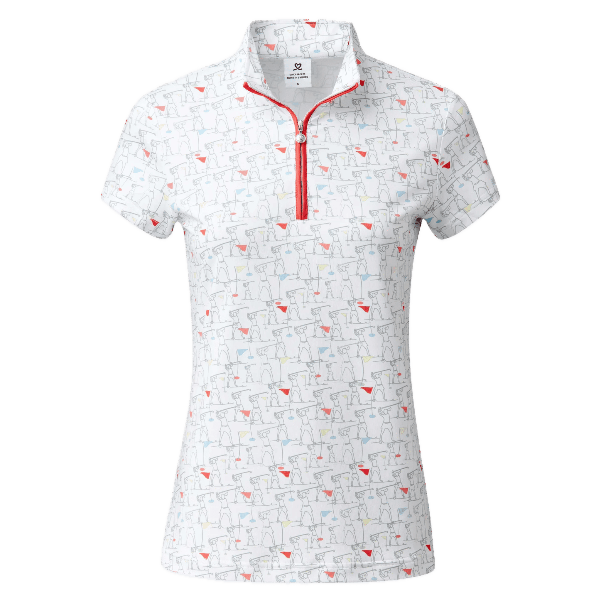 Polo de golf à manches courtes Daily Sports Marseille pour femme