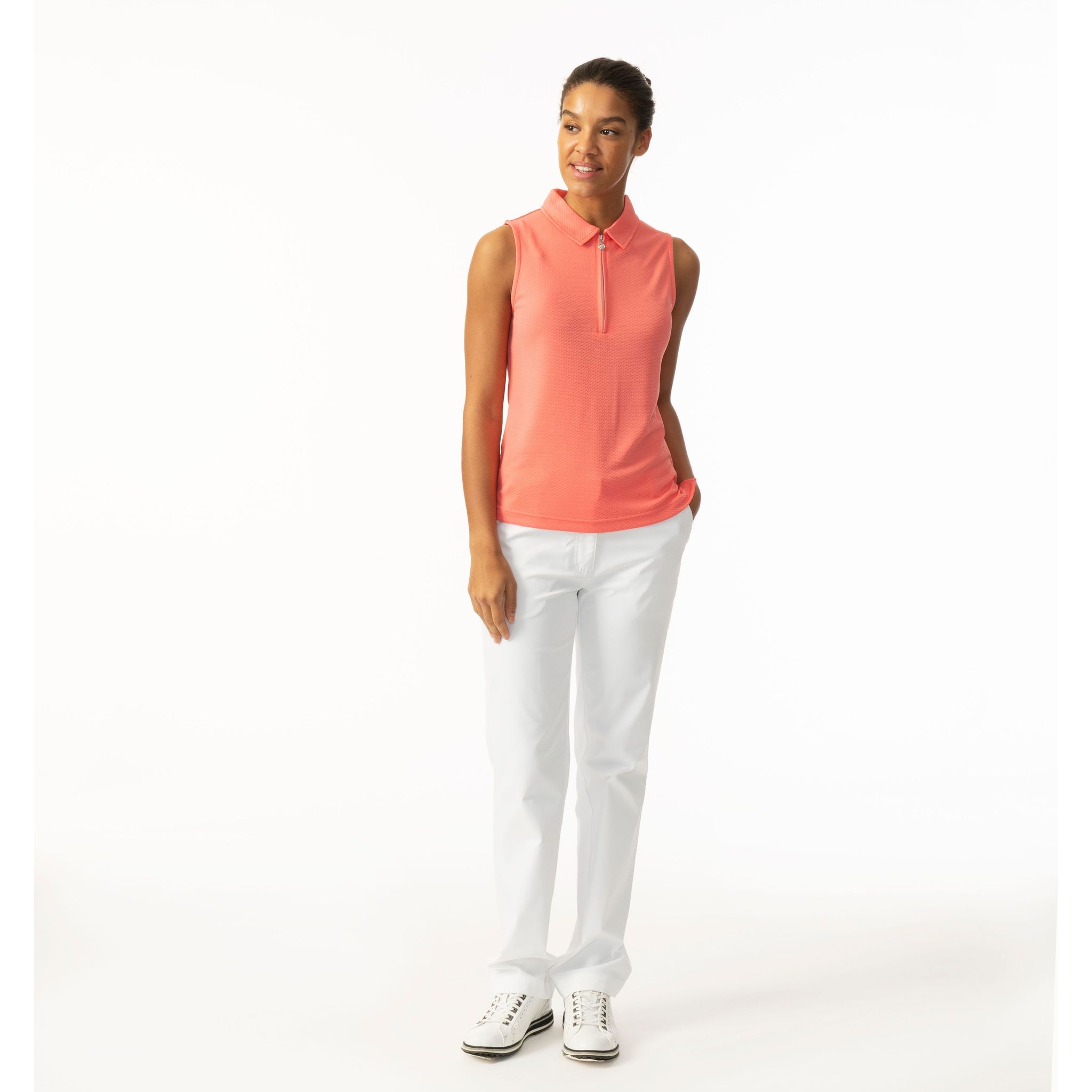 Daily Sports Peoria Polo de golf sans manches pour femme