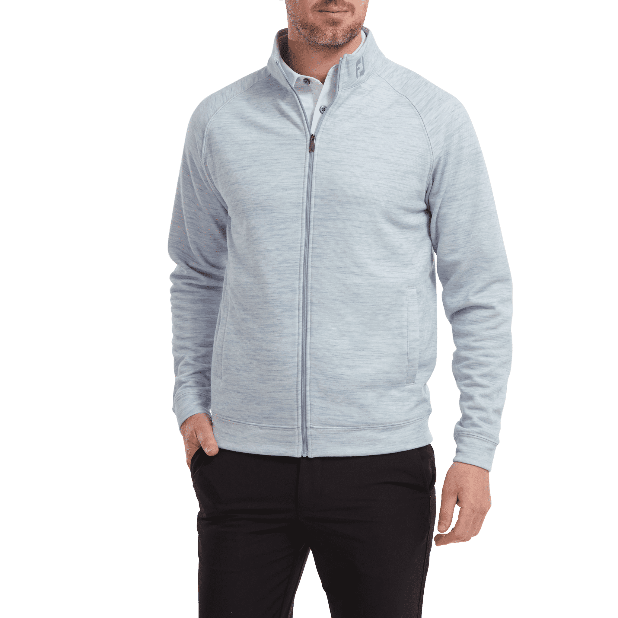 Couche intermédiaire Footjoy Space Dye Full Zip pour hommes