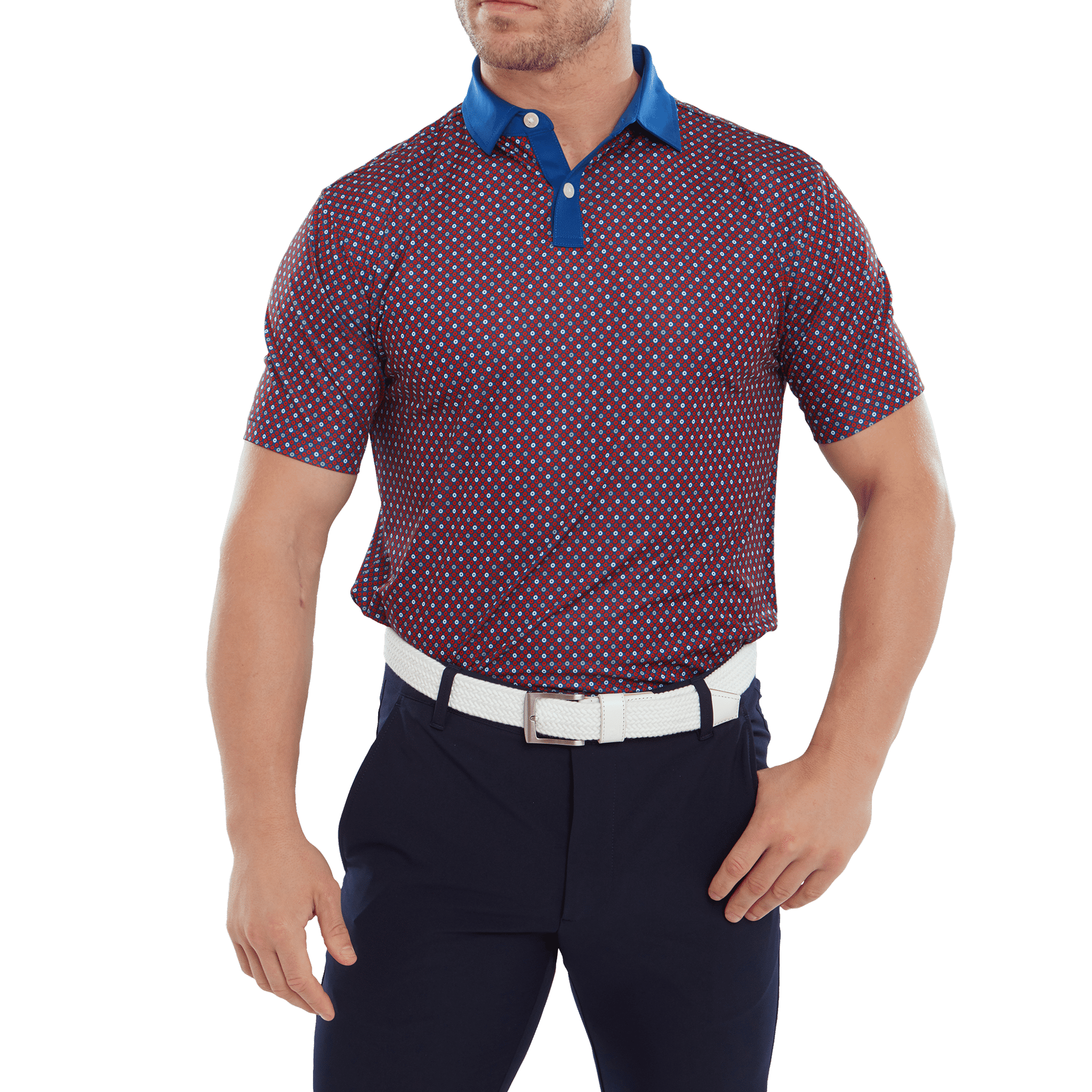 Polo à imprimé cercle Footjoy hommes