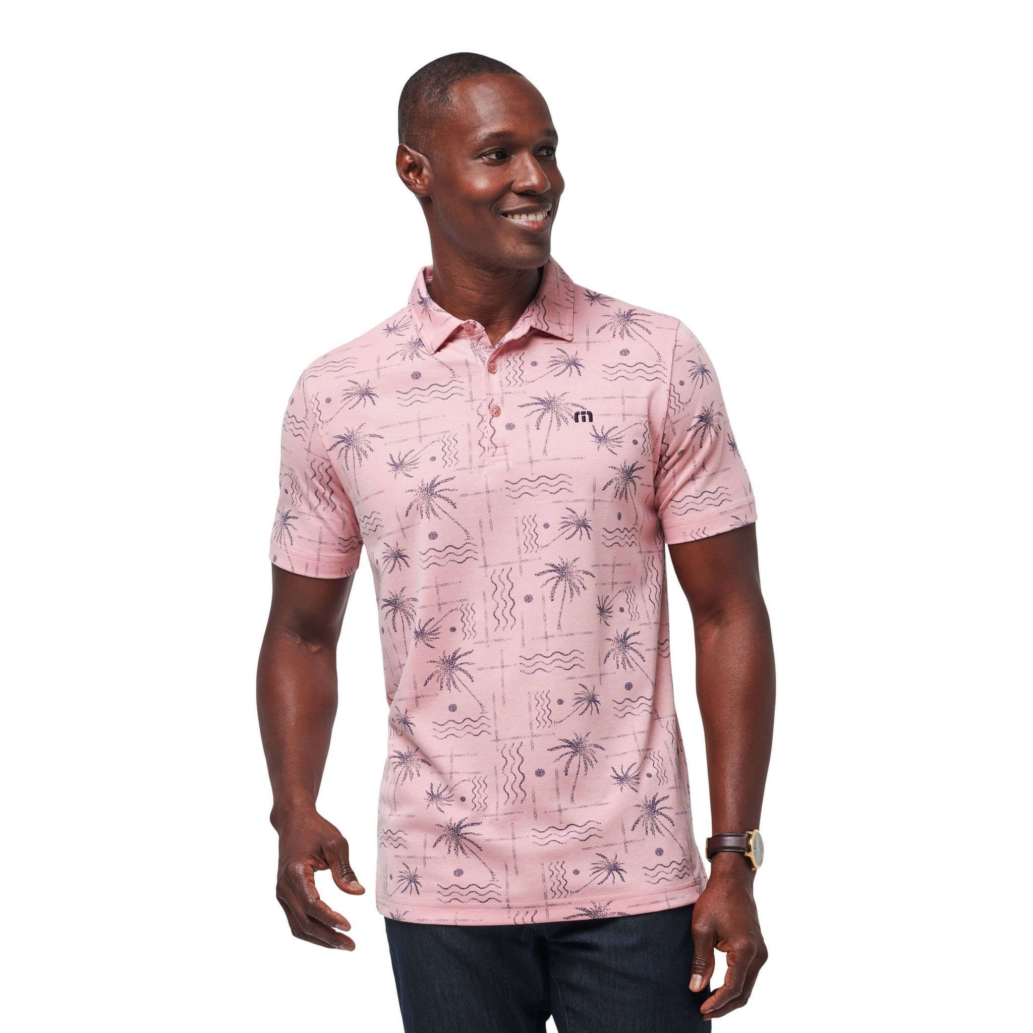 Travis Mathew Polo Palmier Noix De Coco Homme