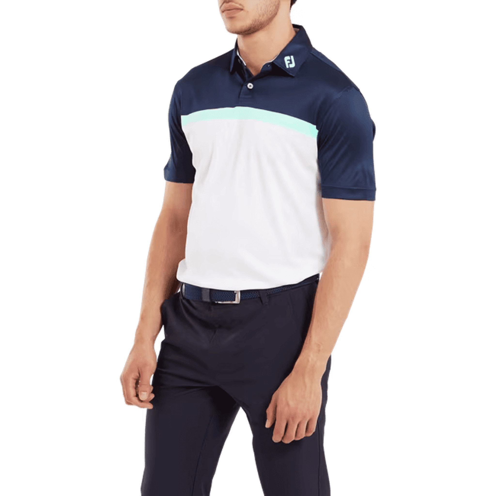 Footjoy Color Block Ecosse Polo Homme