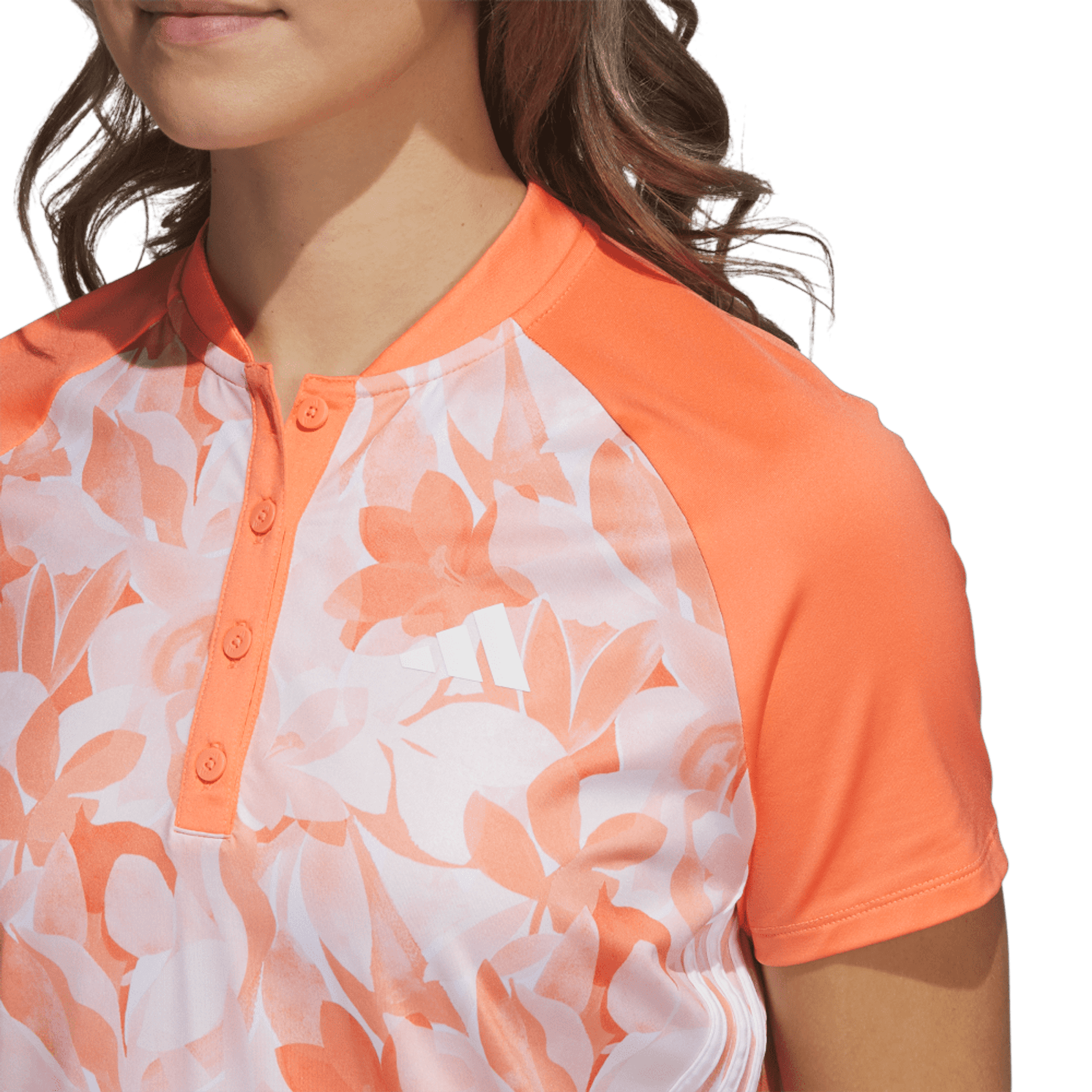 Adidas polo à fleurs femme