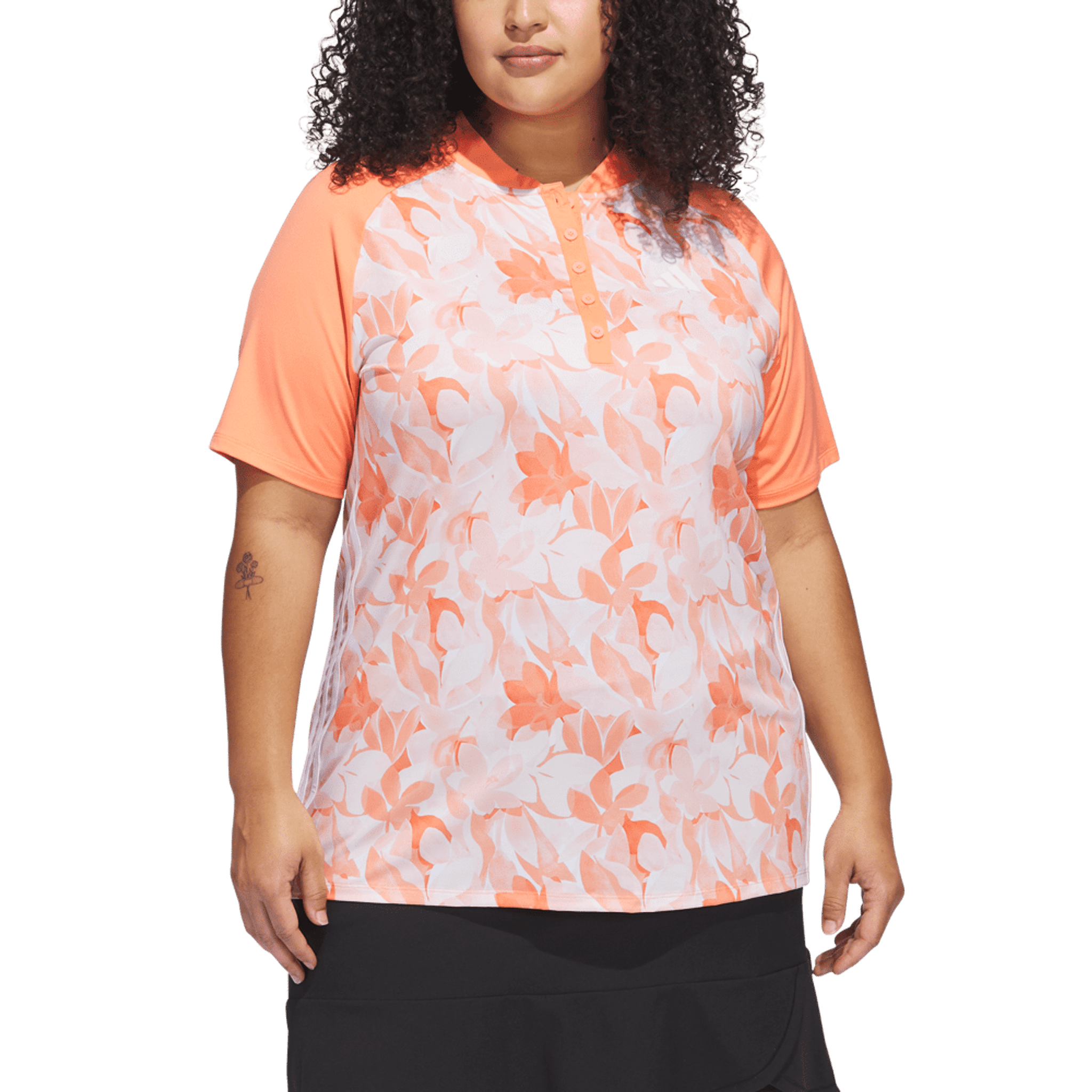 Adidas polo à fleurs femme