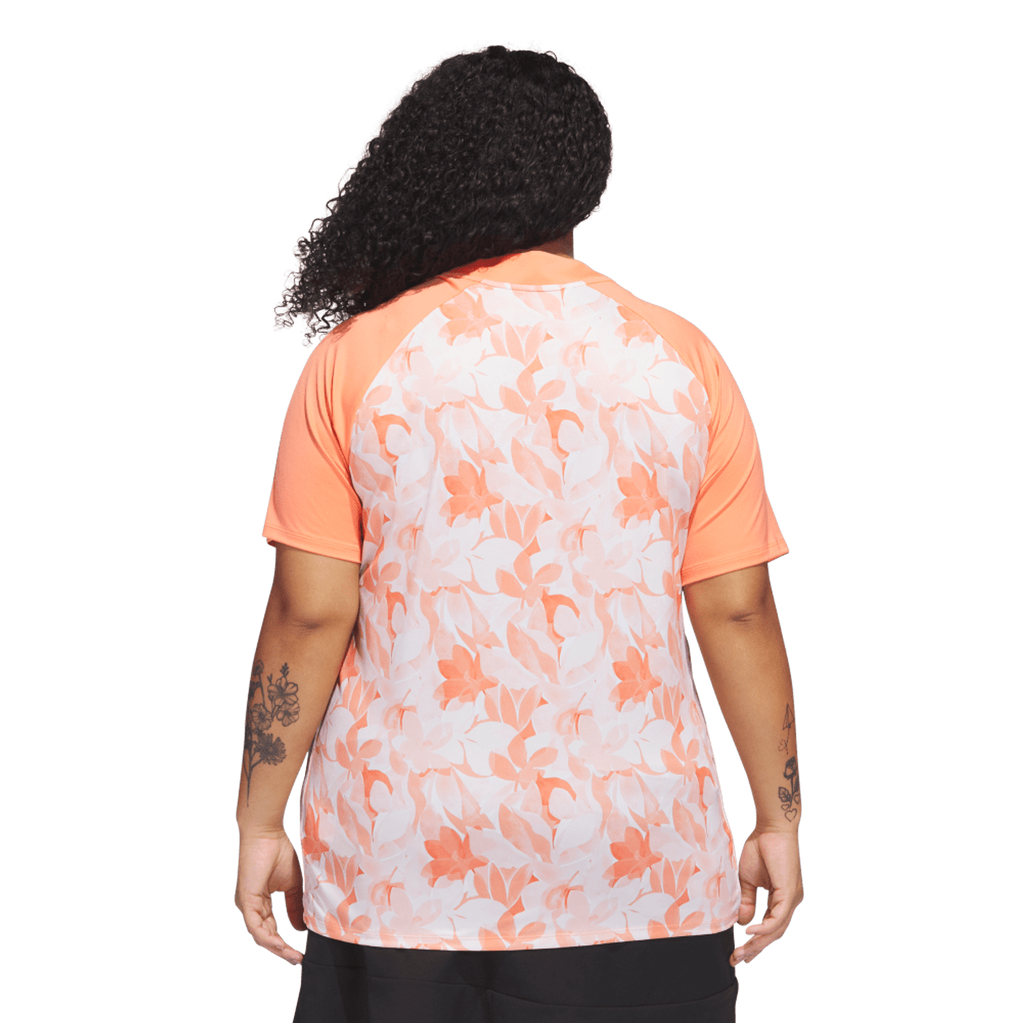 Adidas polo à fleurs femme