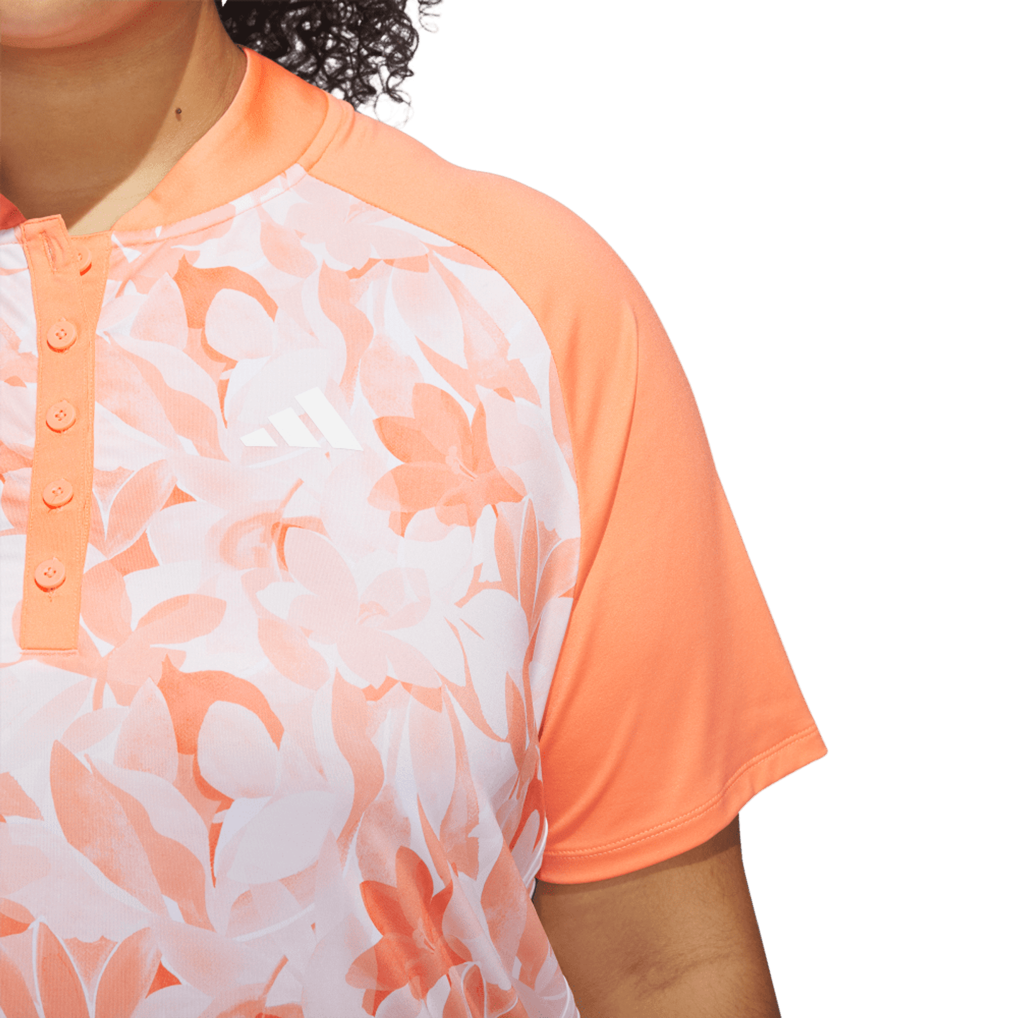 Adidas polo à fleurs femme