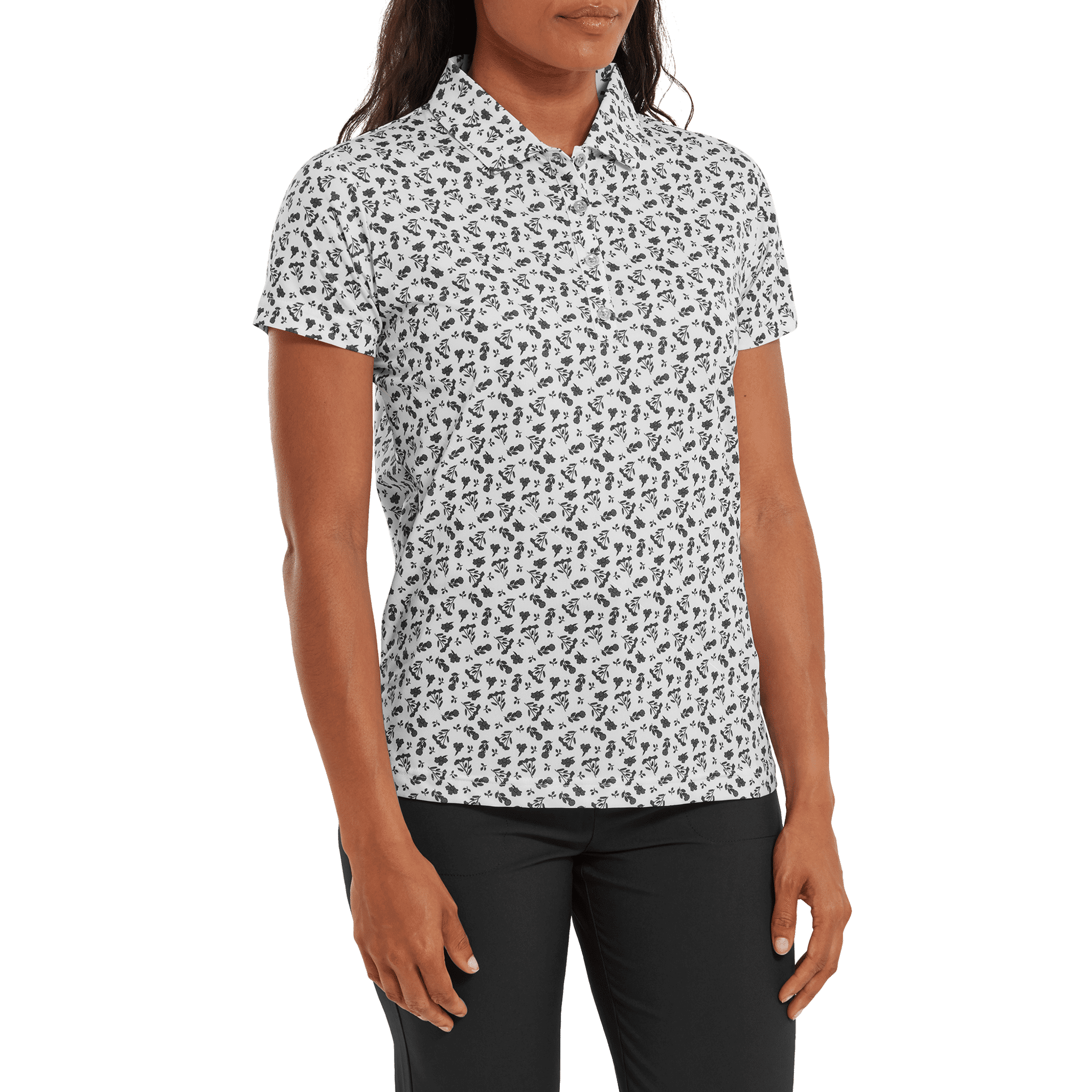 Polo à imprimé floral Footjoy Femme