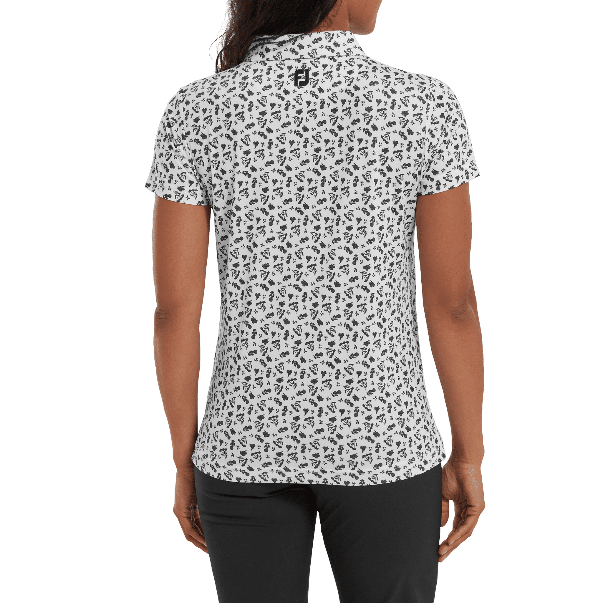 Polo à imprimé floral Footjoy Femme