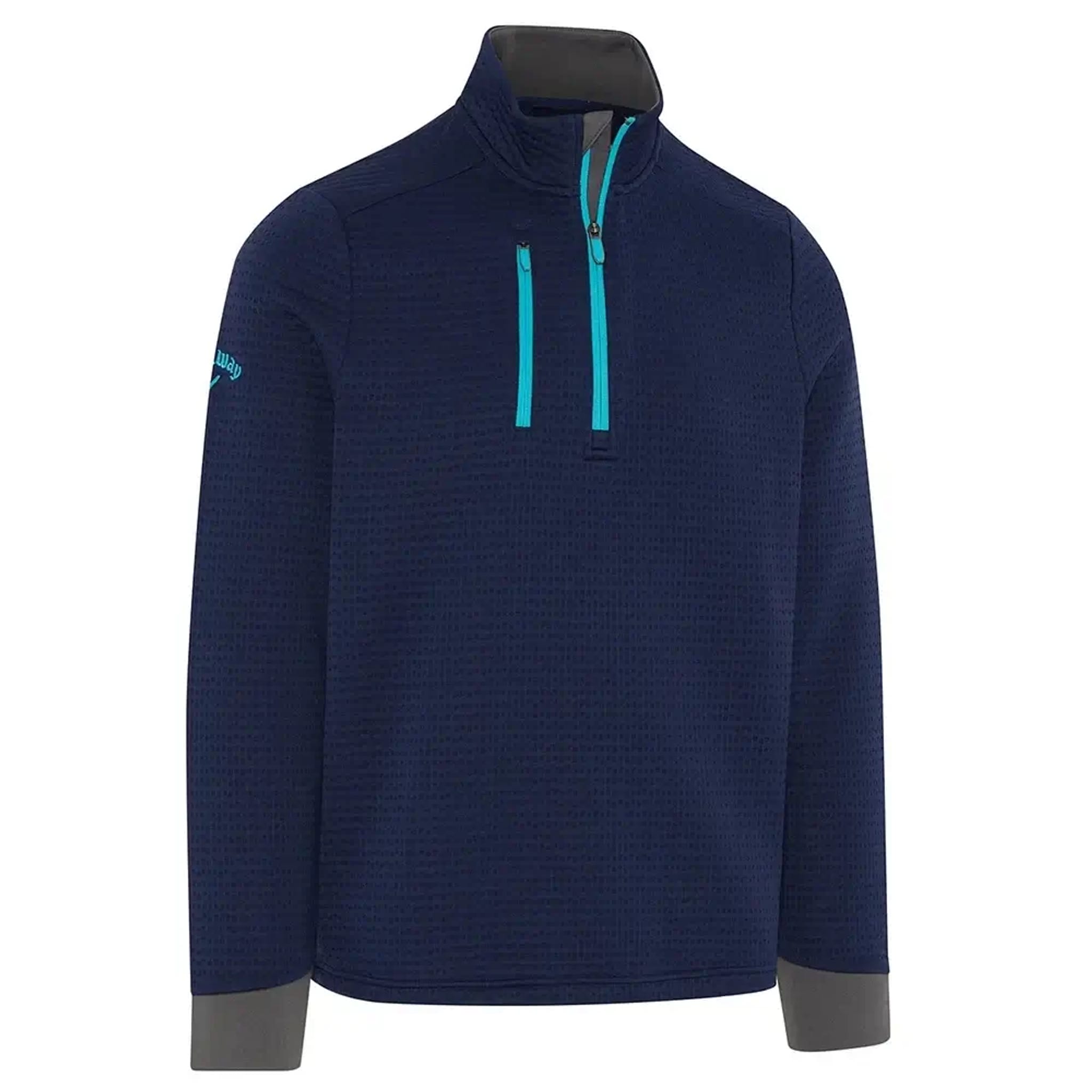 Callaway Midweight Textured 1/4 Zip Fleece Herren