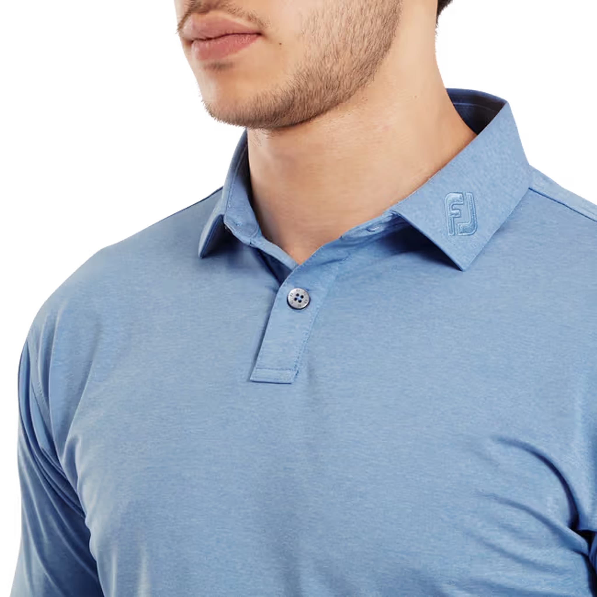 Footjoy Heather Polo à col montant pour hommes