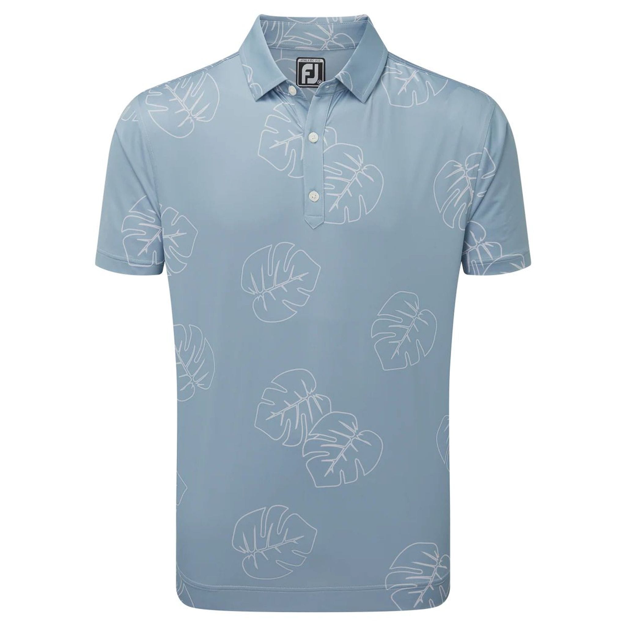 Polo piqué Footjoy Jungle Leave pour homme