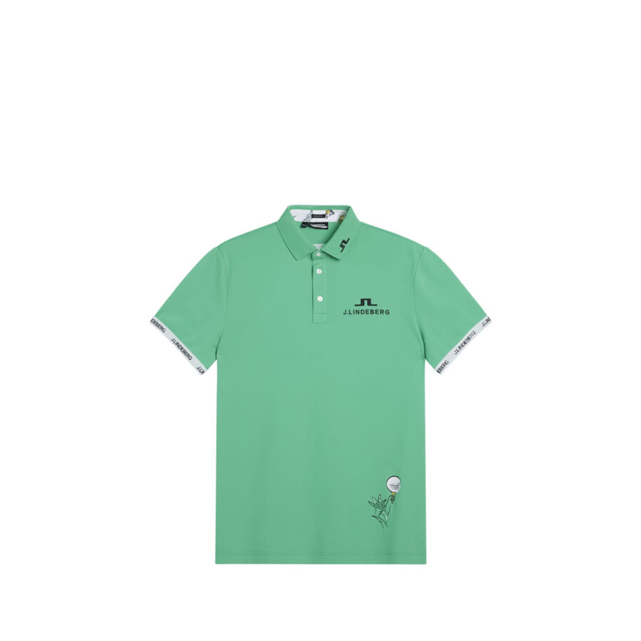 Polo imprimé KV J. Lindeberg pour homme