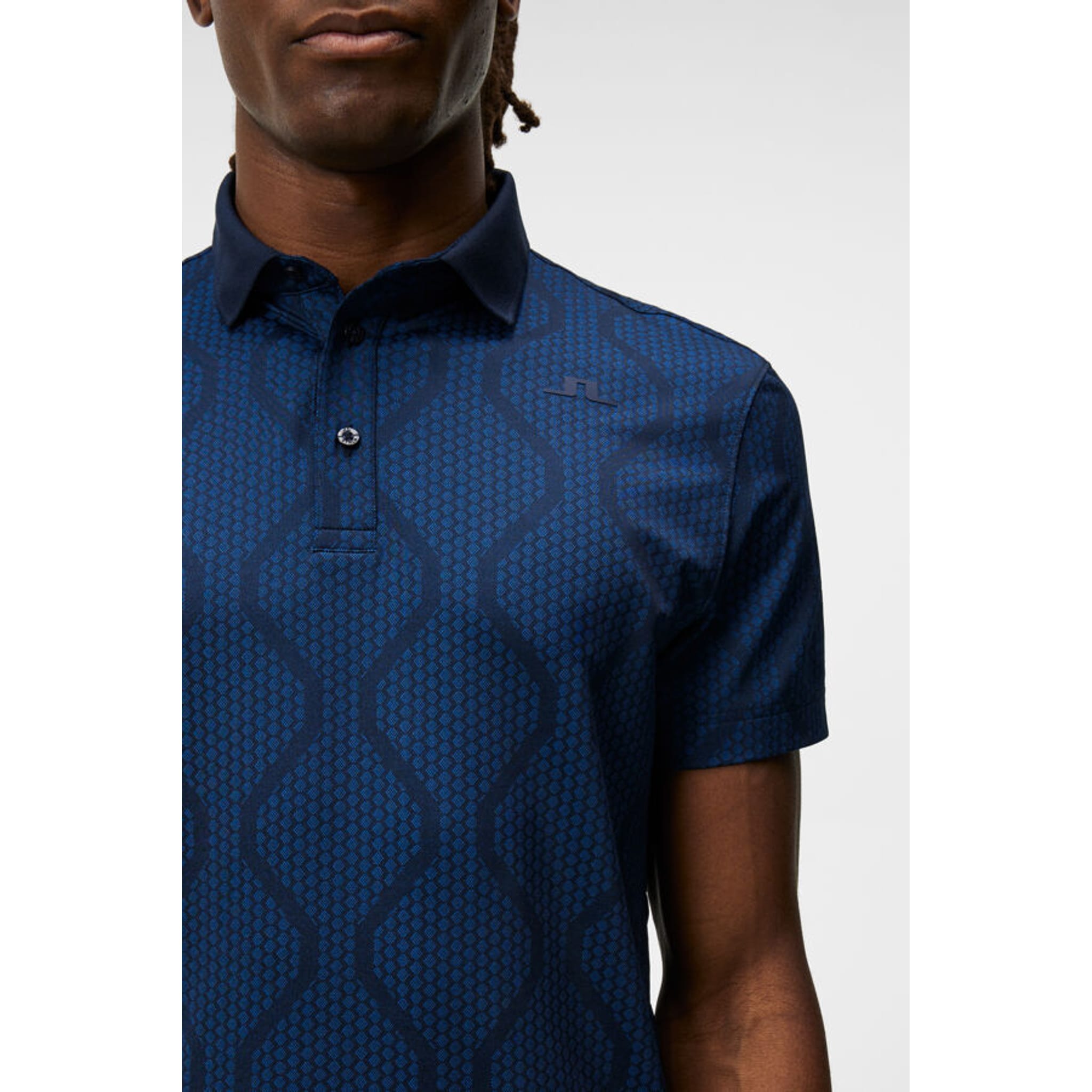 Polo coupe standard en jacquard Mat de J. Lindeberg pour homme