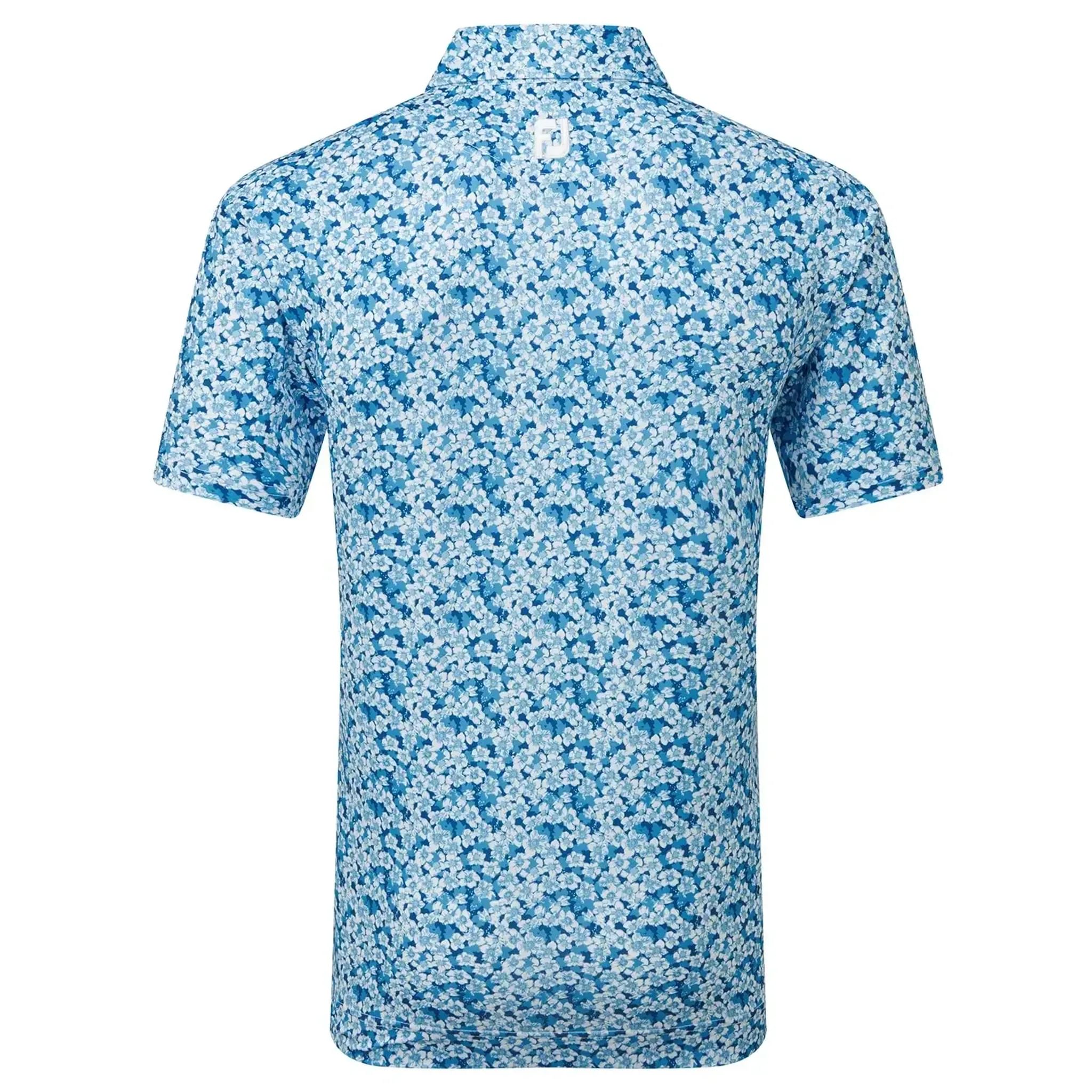 Polo en fil d'Écosse imprimé Footjoy Primrose pour hommes