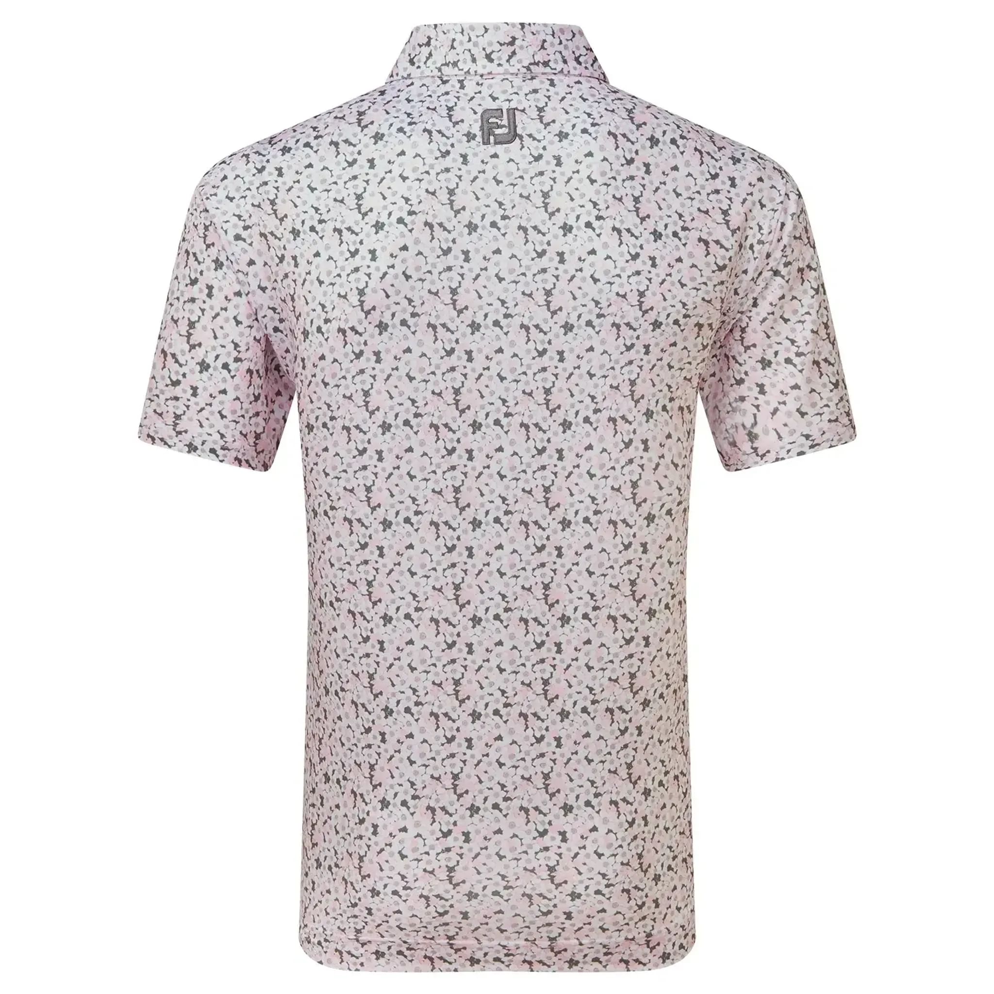 Polo en fil d'Écosse imprimé Footjoy Primrose pour hommes