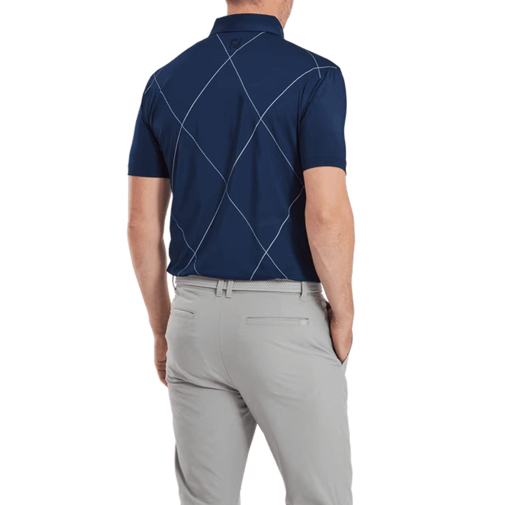 Polo en fil d'Écosse imprimé Footjoy Raker pour hommes