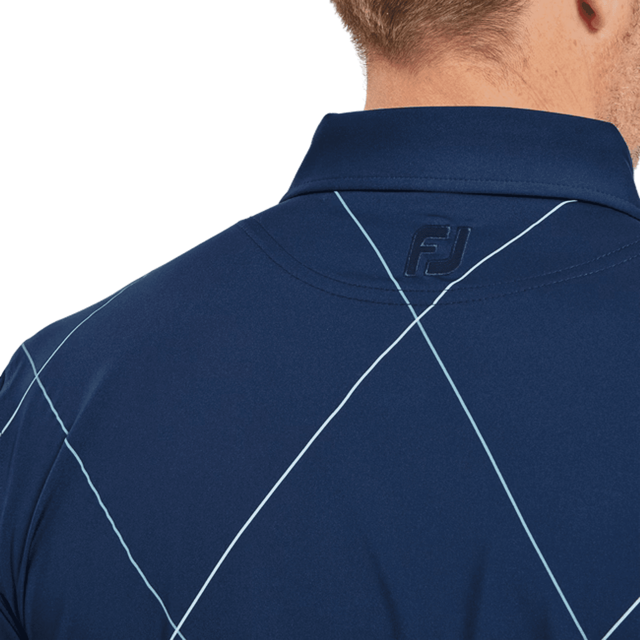 Polo en fil d'Écosse imprimé Footjoy Raker pour hommes