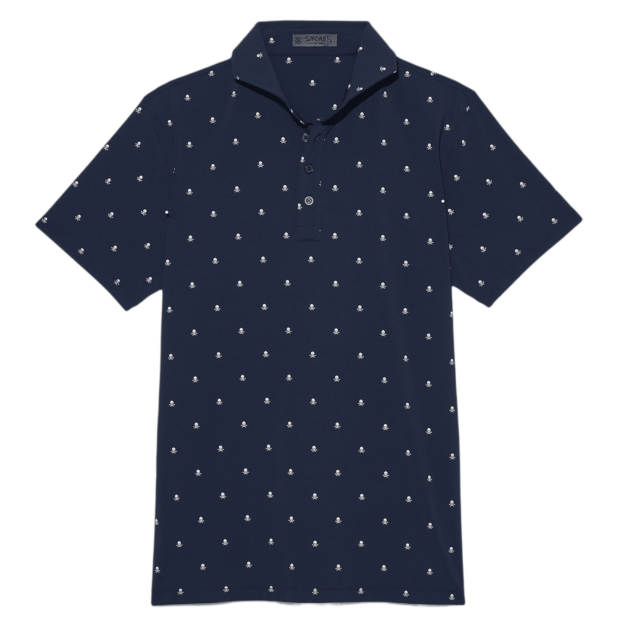 Polo ajusté GFORE Skull and T's Ice pour homme