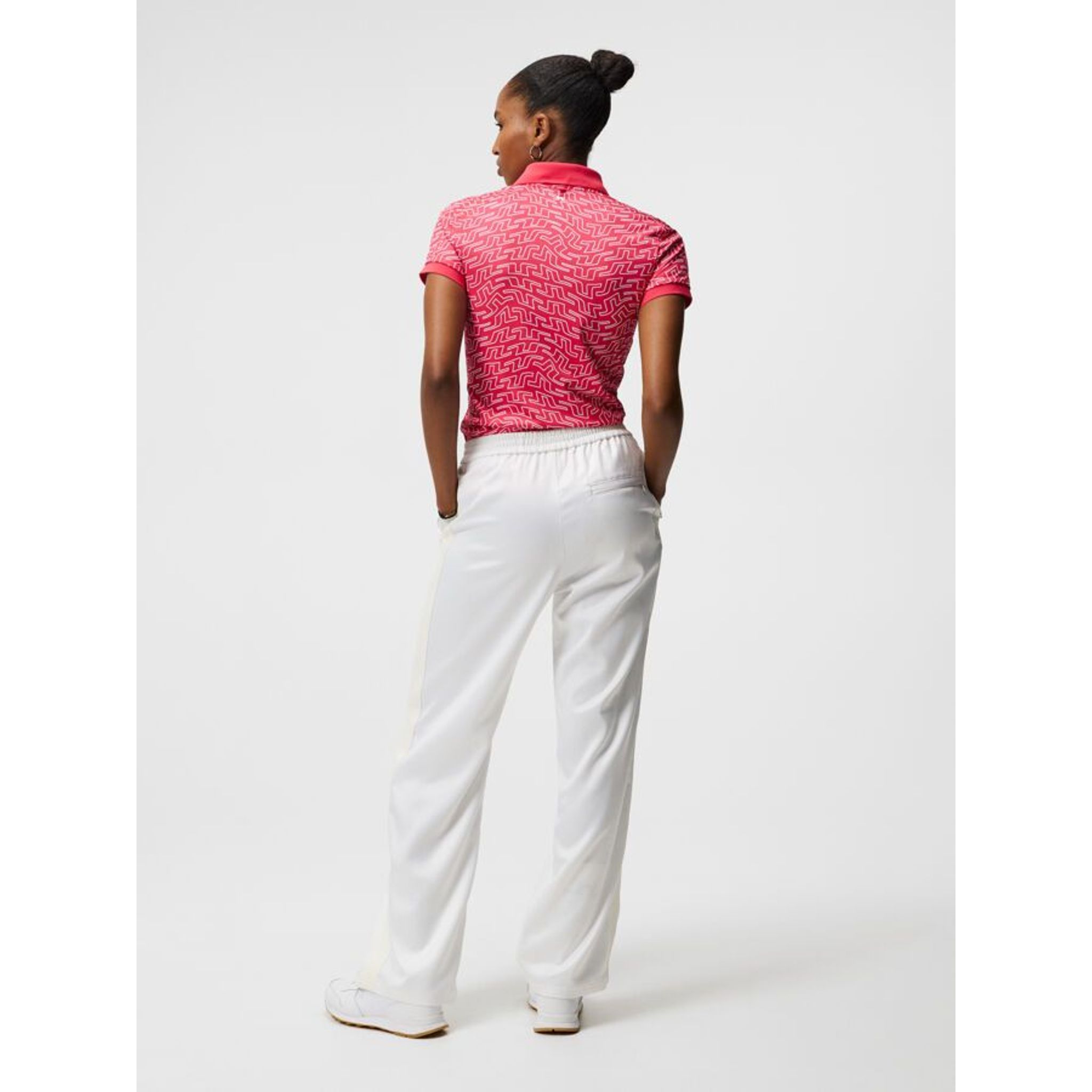 Polo J. Lindeberg Tour Tech Print Femme