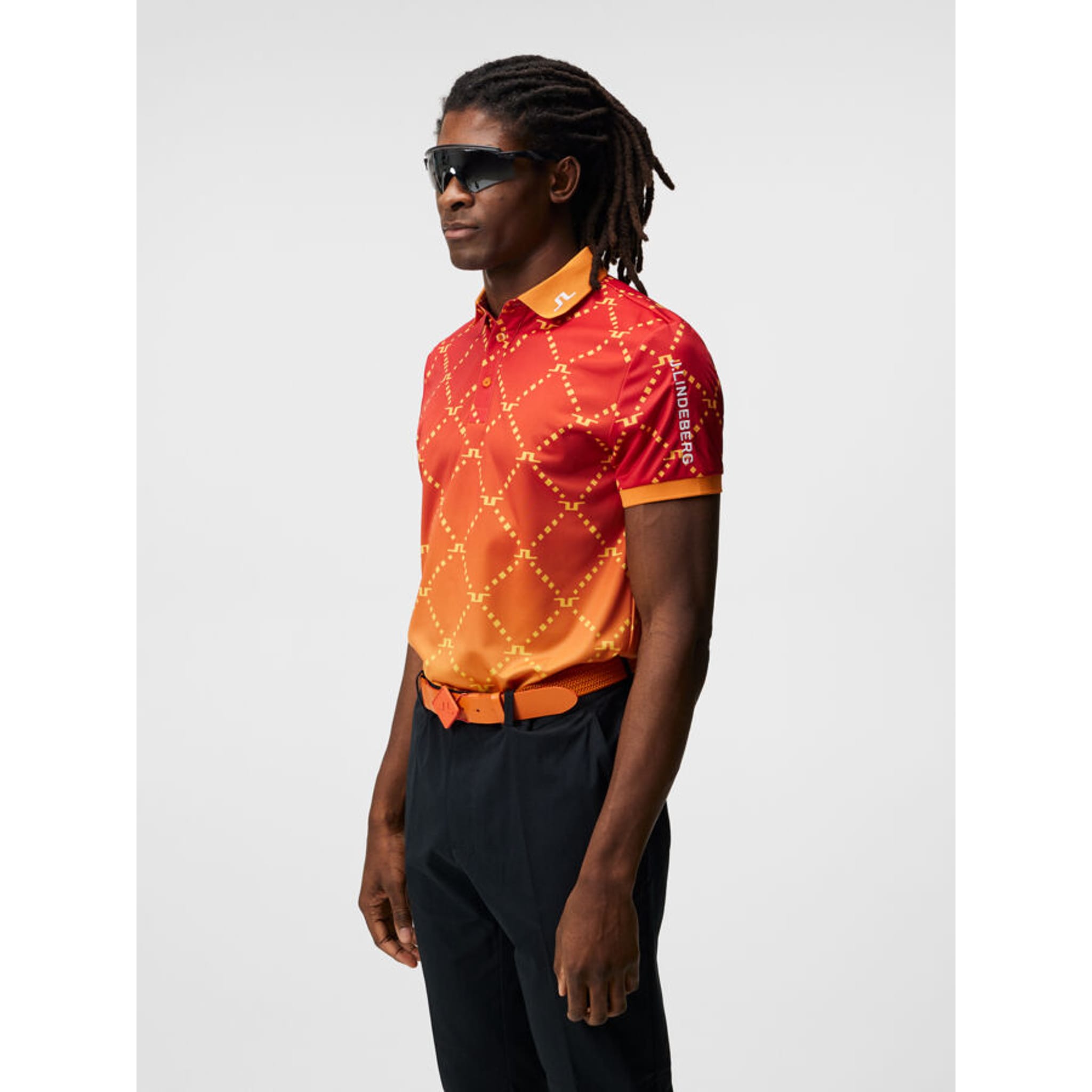 Polo imprimé J. Lindeberg Tour Tech Reg Fit pour homme