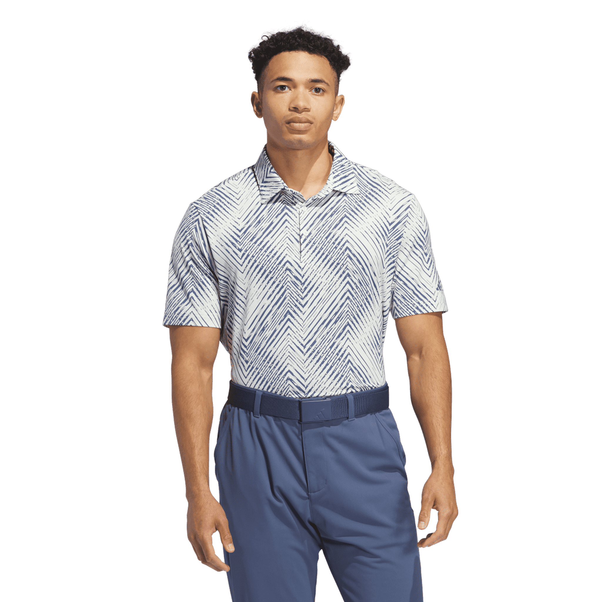 Adidas Ultimate365 Polo à imprimé intégral pour hommes