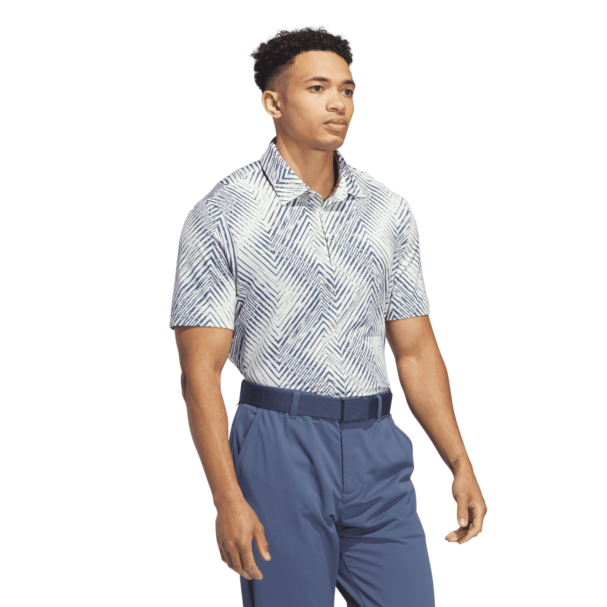 Adidas Ultimate365 Polo à imprimé intégral pour hommes