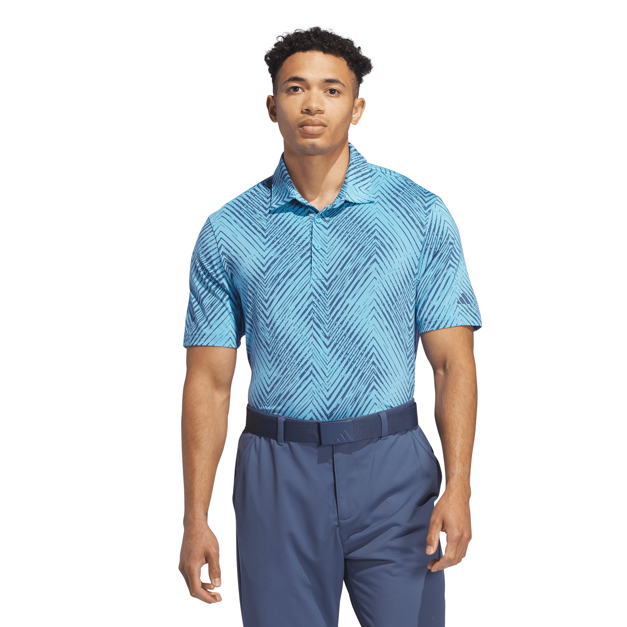 Adidas Ultimate365 Polo à imprimé intégral pour hommes