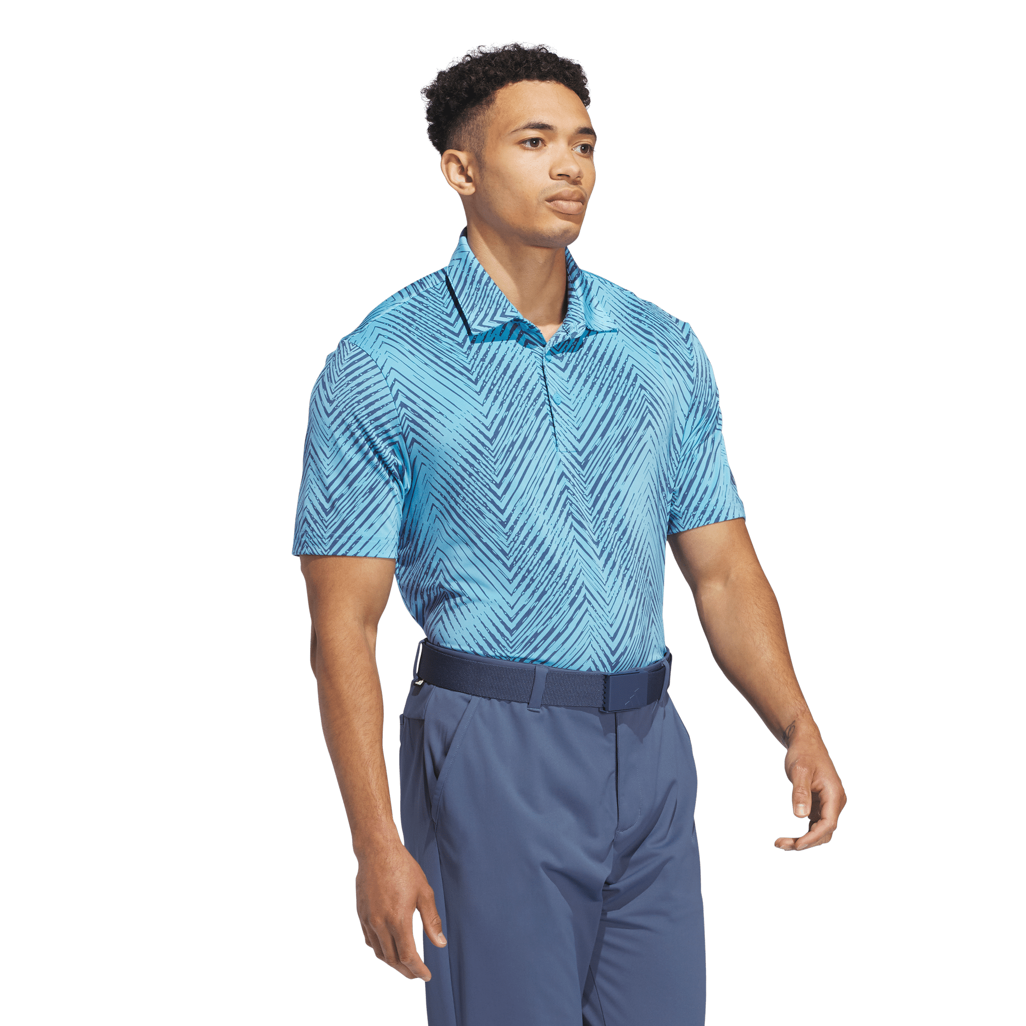 Adidas Ultimate365 Polo à imprimé intégral pour hommes