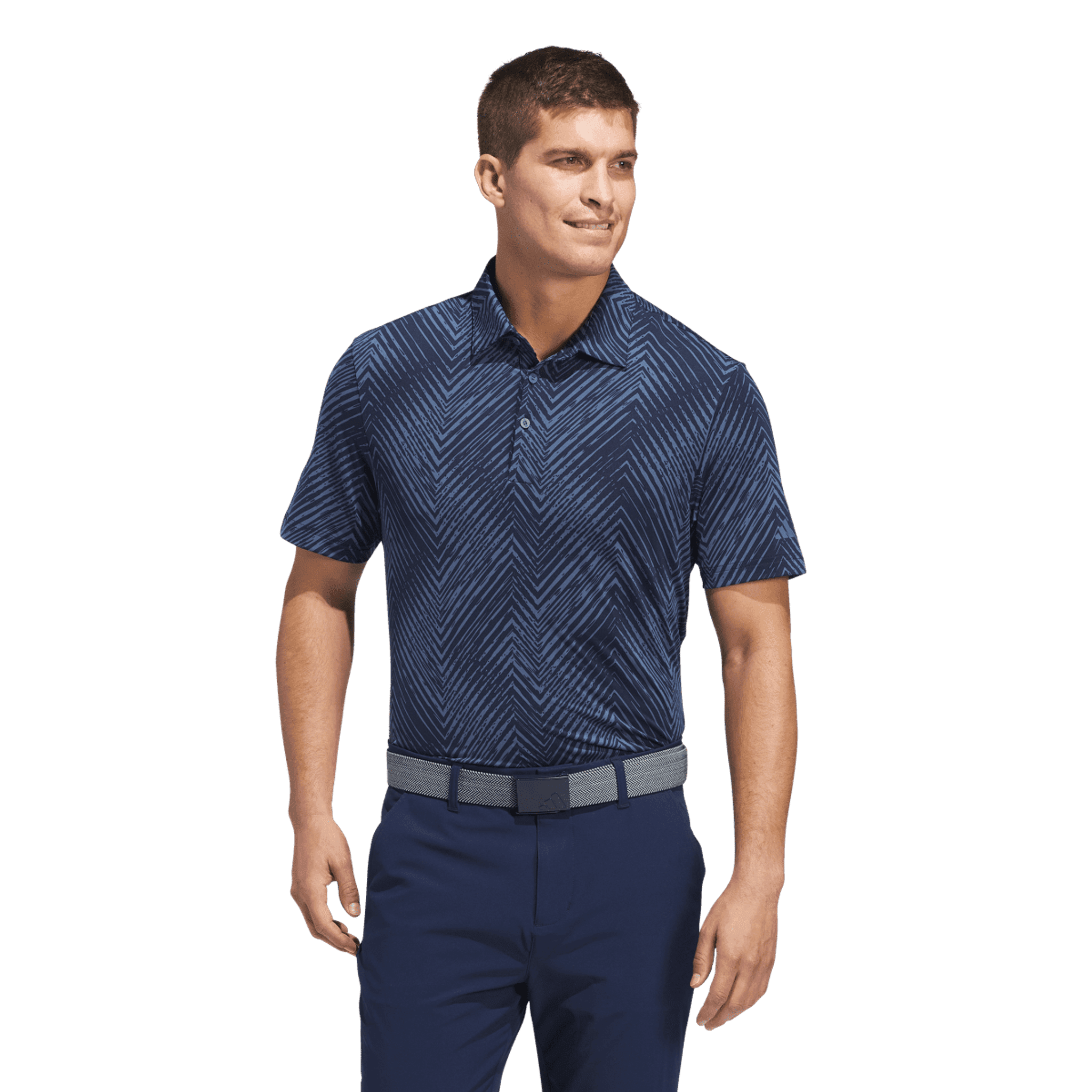 Adidas Ultimate365 Polo à imprimé intégral pour hommes