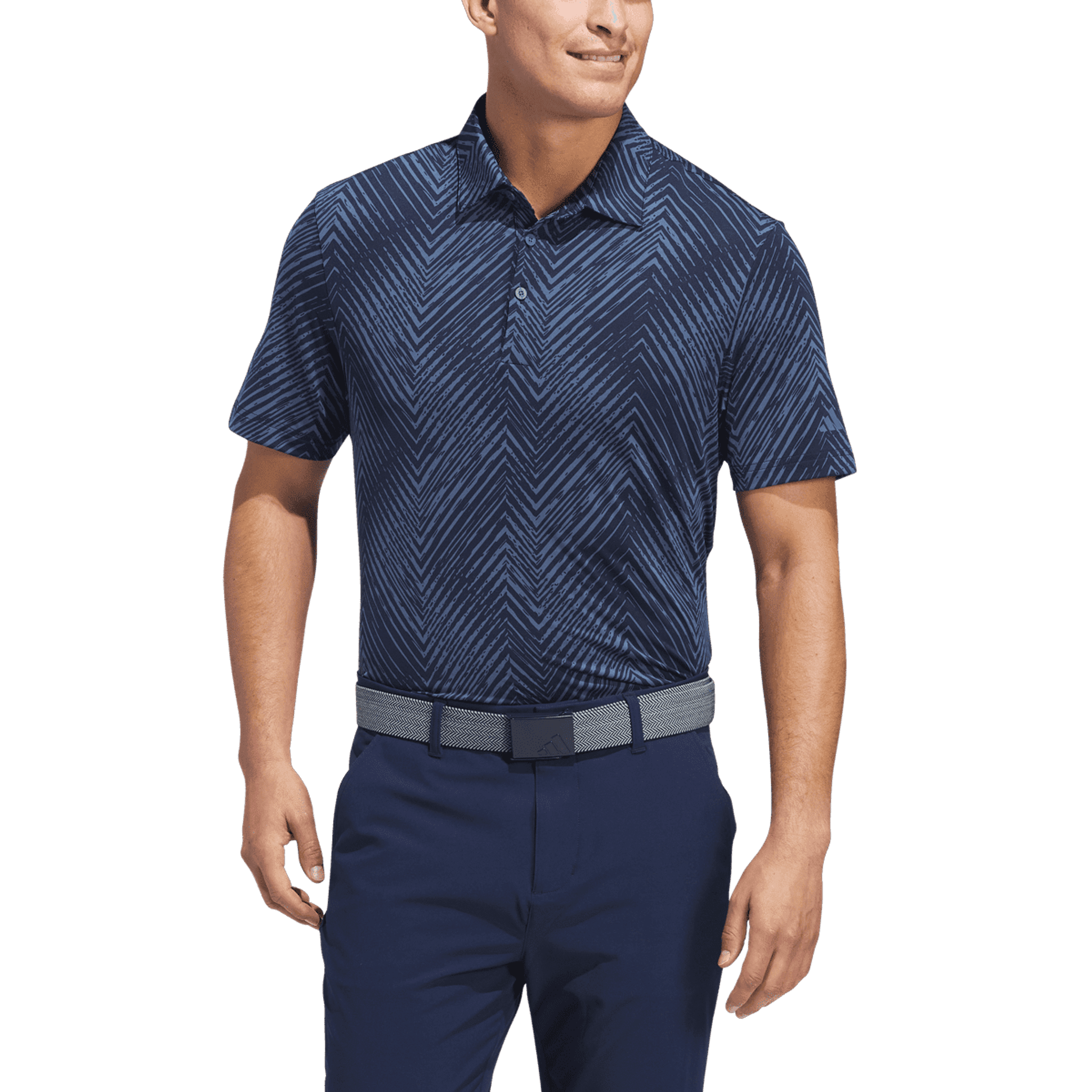 Adidas Ultimate365 Polo à imprimé intégral pour hommes