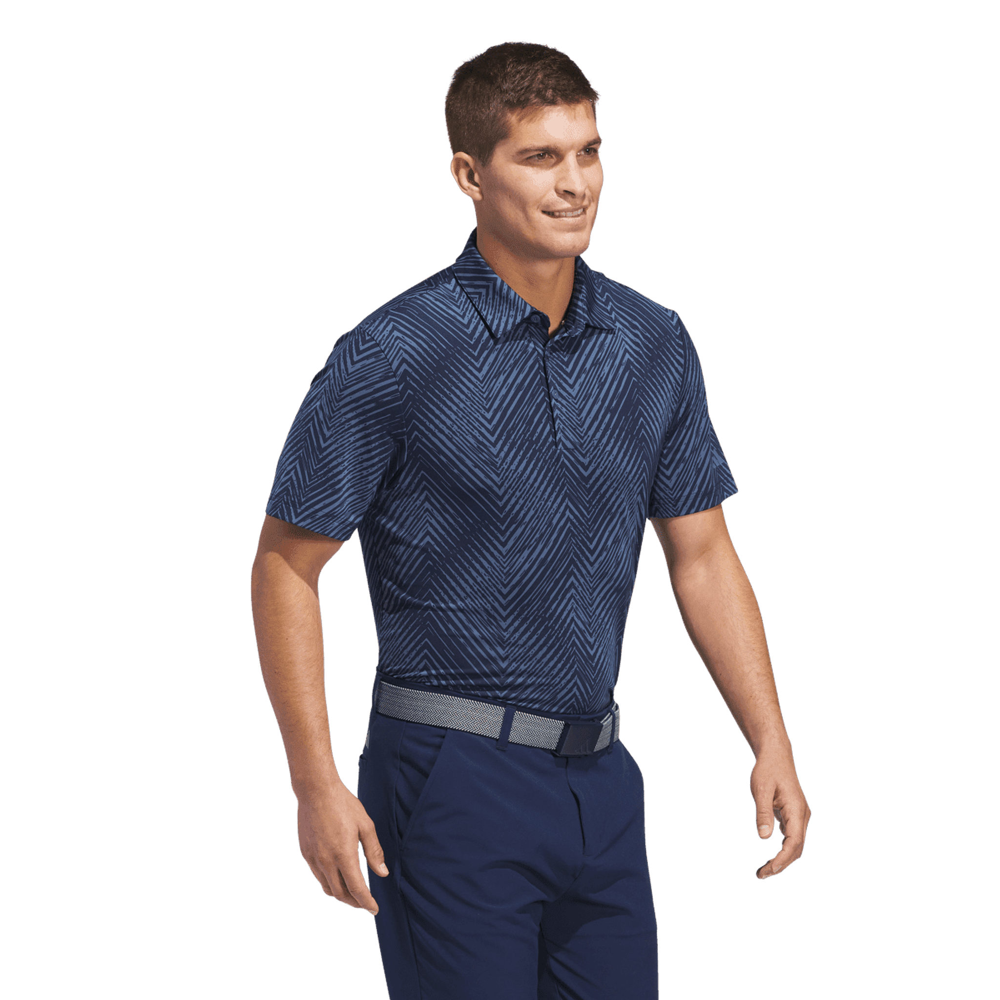 Adidas Ultimate365 Polo à imprimé intégral pour hommes