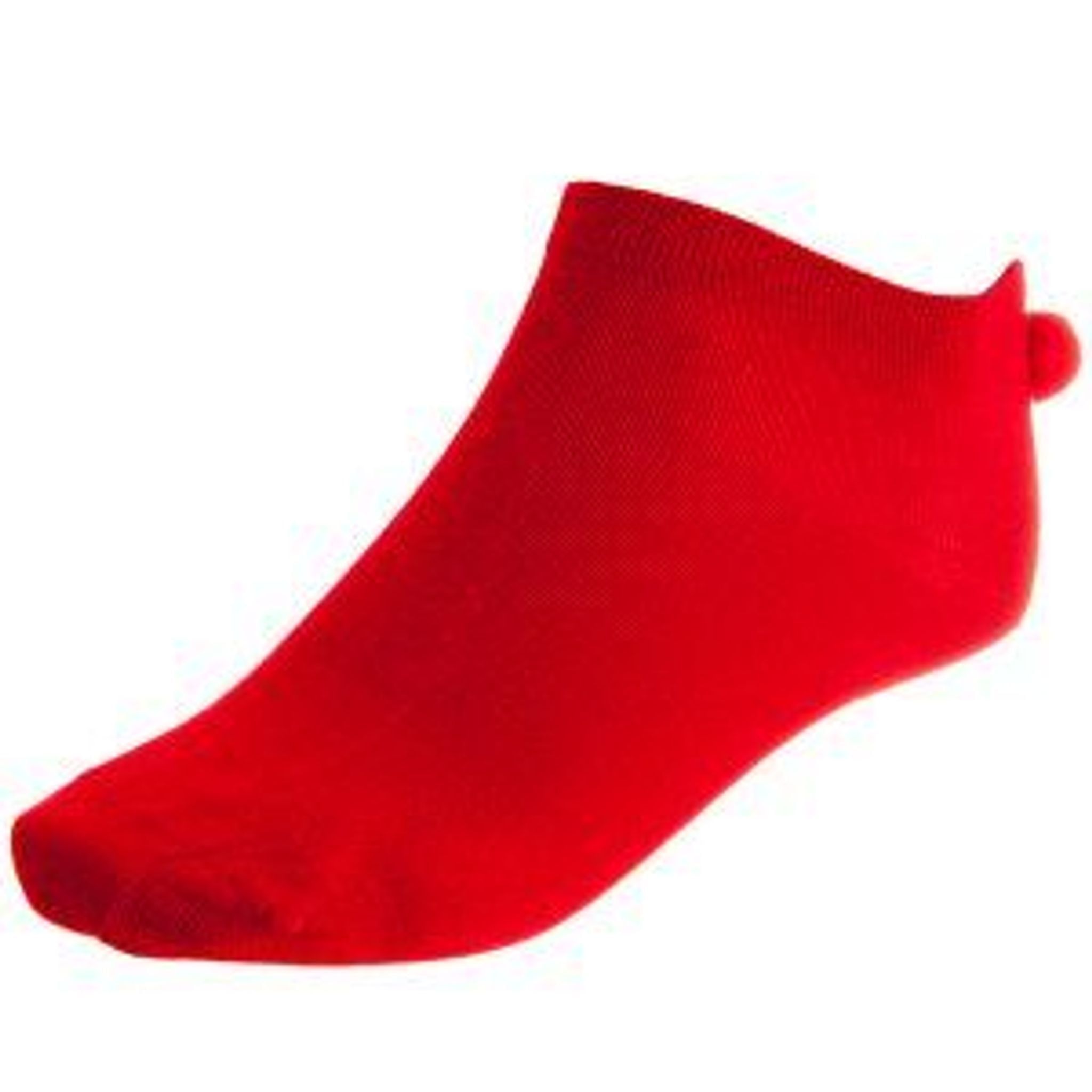 Agence Erwin Reithmeier W Chaussettes Rouges avec Pompon 39-42 Femme