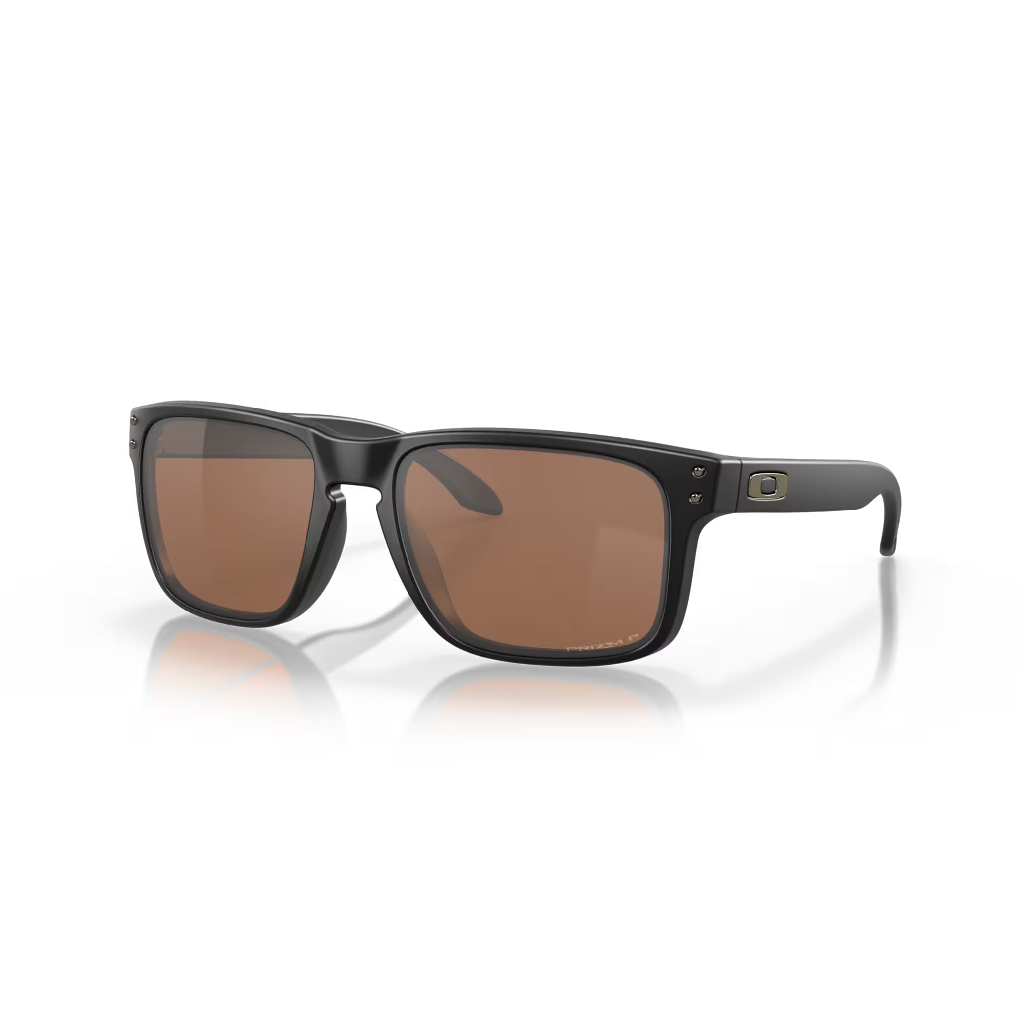 Oakley M Holbrook Matte Black Prizm Tungsten Polarisé Hommes