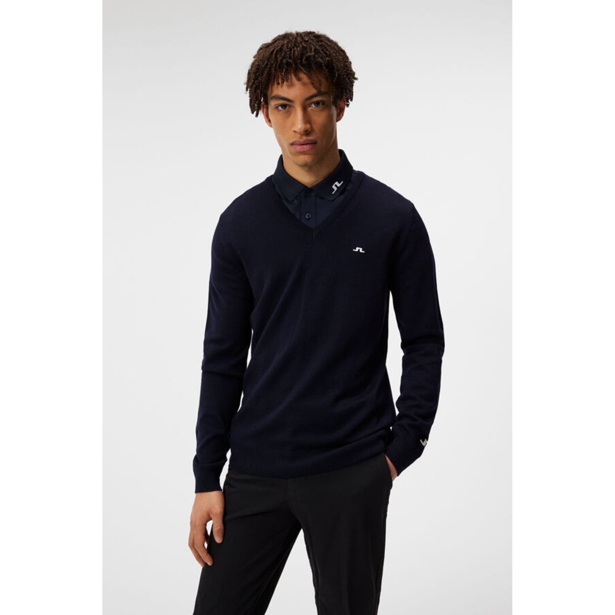 Pull tricoté Lymann de J. Lindeberg pour homme