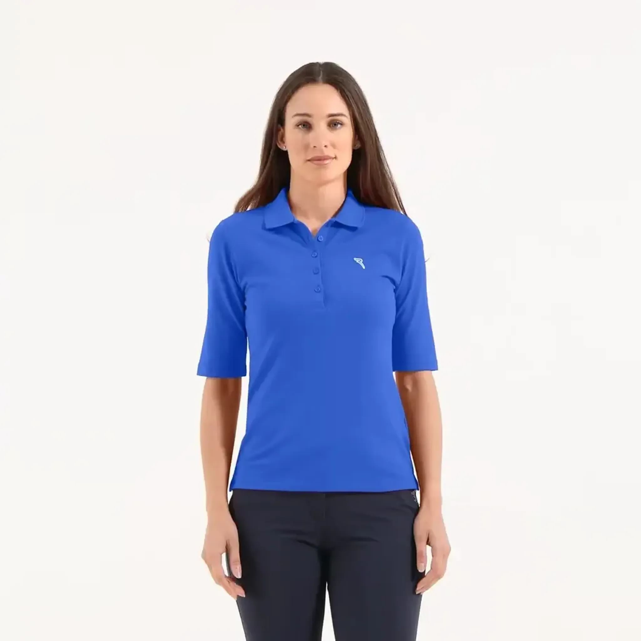 Chervo Appeal1 Polo Femme Bleu D-34 (I-40) Femme